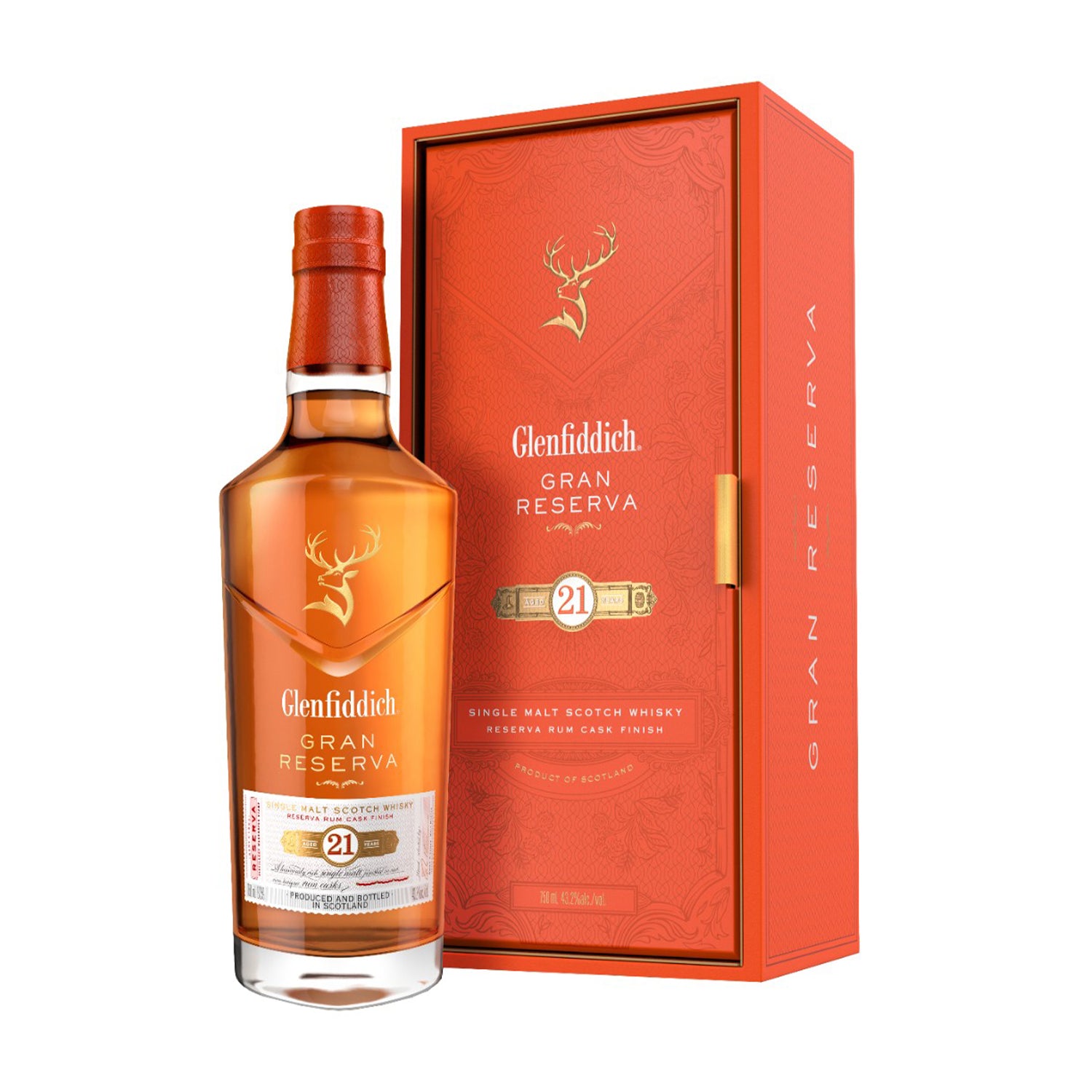 Glenfiddich Gran Reserva 21 Year Old Single Malt Scotch 700ml