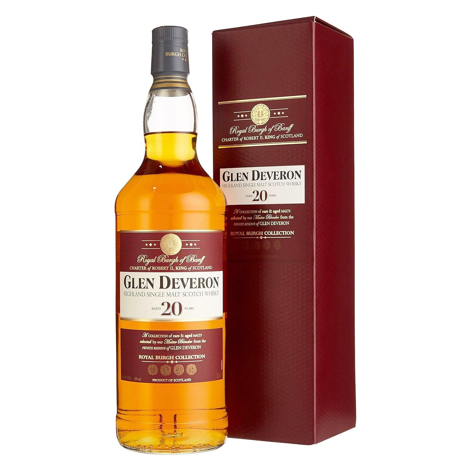 Glen Deveron 20 Year Old Highland Single Malt 1L