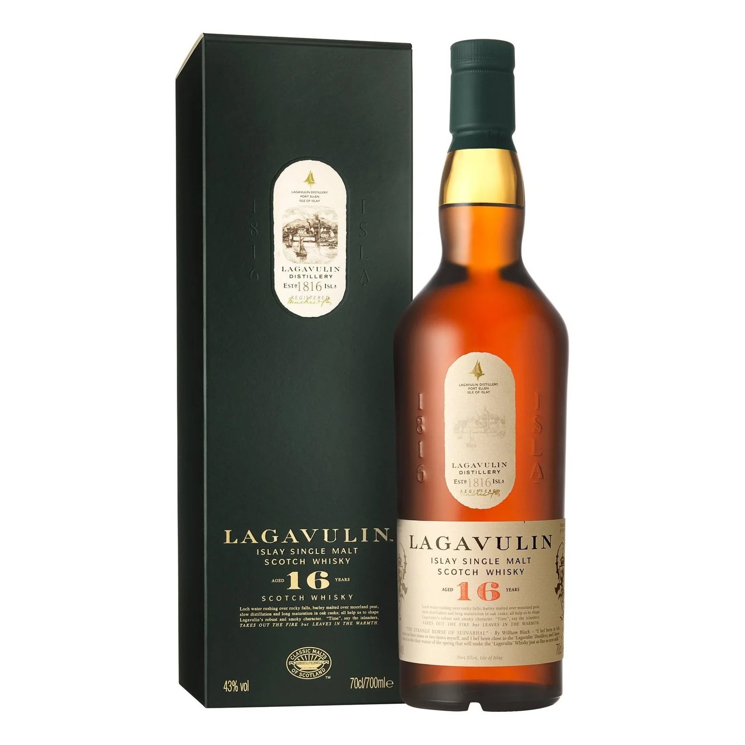 Lagavulin 16 Year Old Islay Single Malt 700ml
