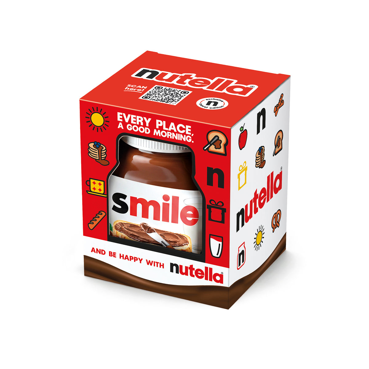 Coffret cadeau Nutella Hello World 350 g