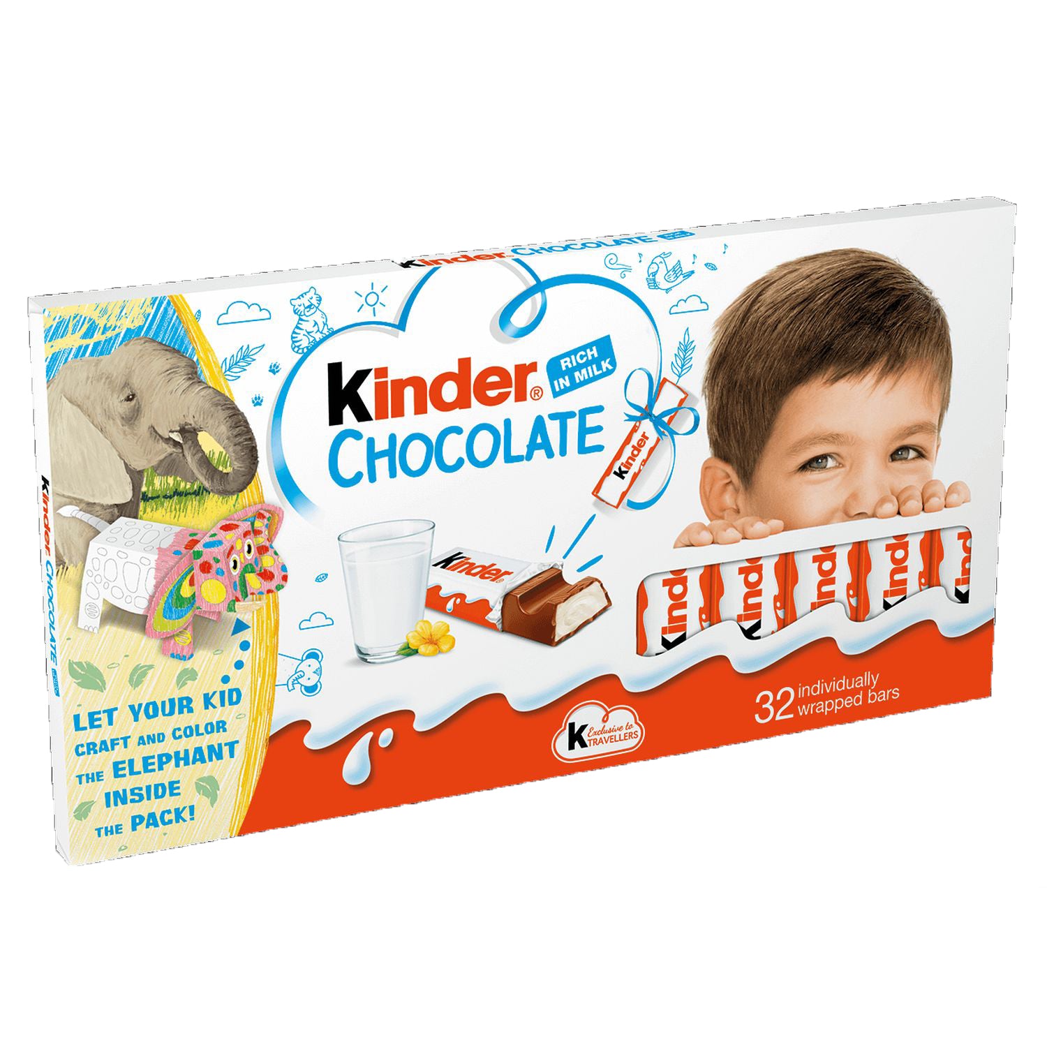 Kinder Chocolat 32 pièces 400g