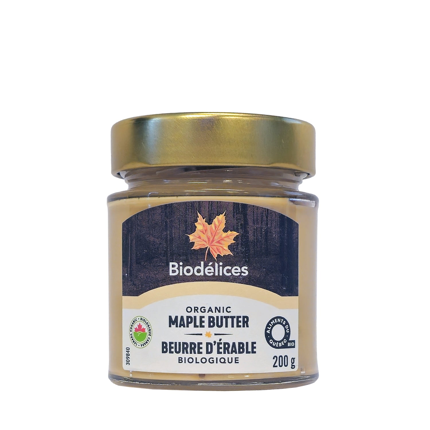 Biodélices Organic Maple Butter 200g