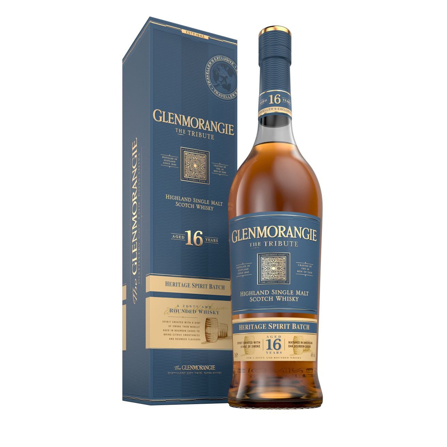 Glenmorangie The Tribute 16 Year Old Single Malt Whisky 1L