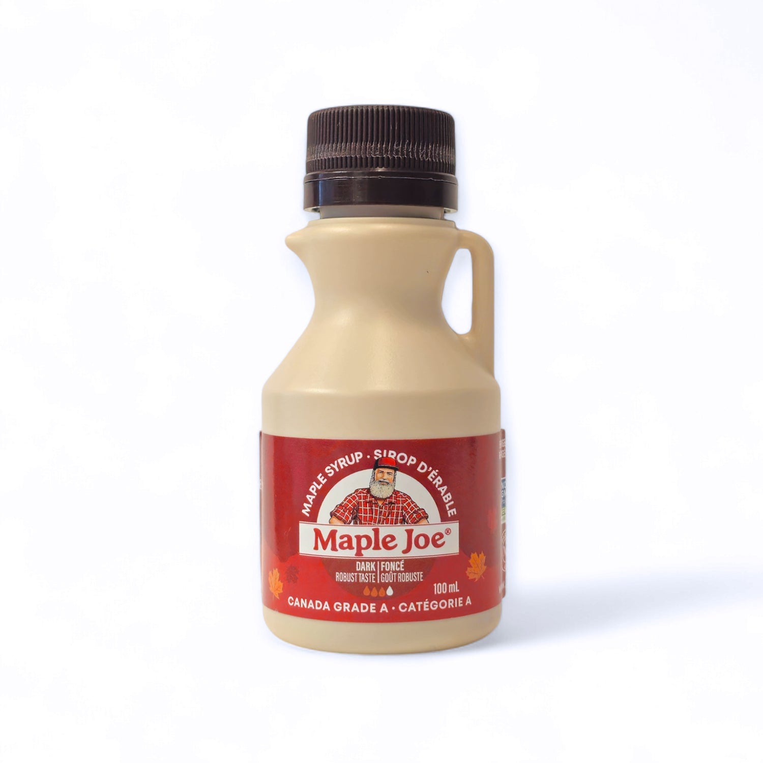 Sirop d'érable foncé Maple Joe, pichet de 100 ml
