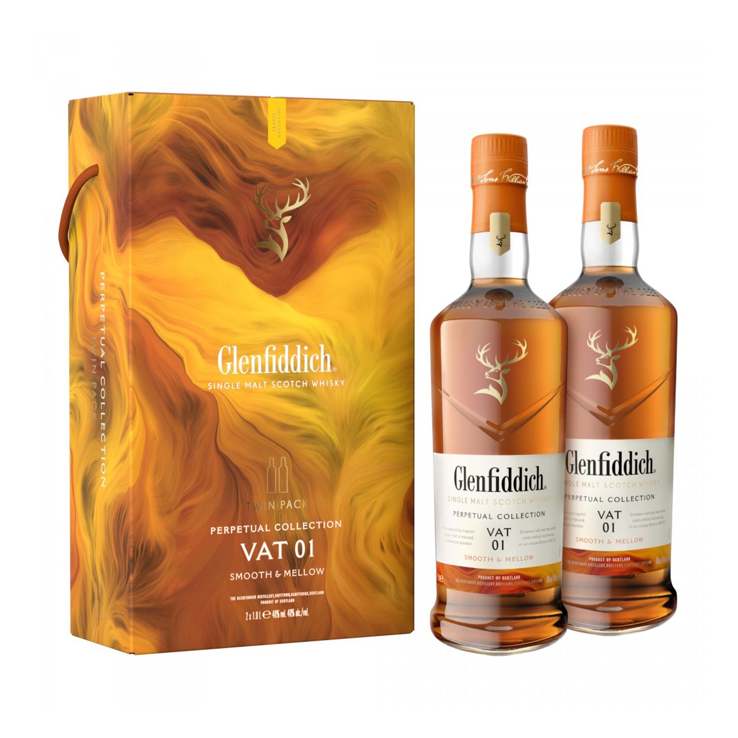 Glenfiddich Vat 01 Twin Pack Perpetual Collection 2 x 1L