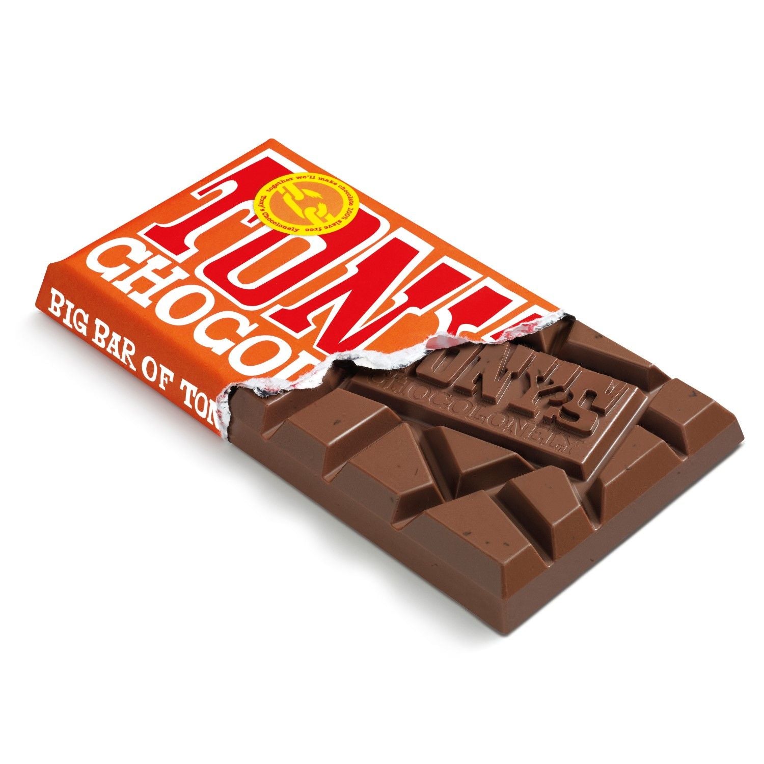 Tony's Chocolonely Milk Caramel Sea Salt 32% 240g