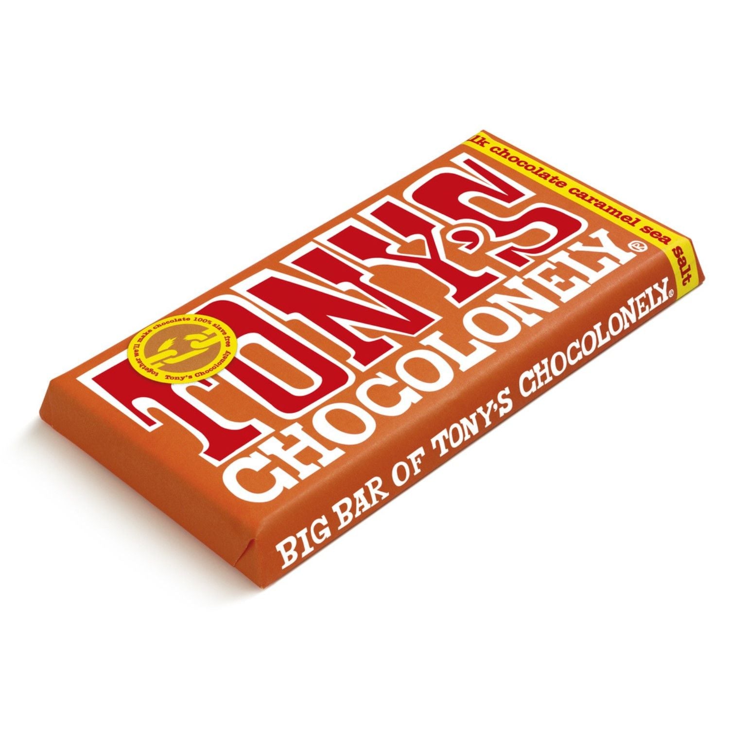 Tony's Chocolonely Milk Caramel Sea Salt 32% 240g