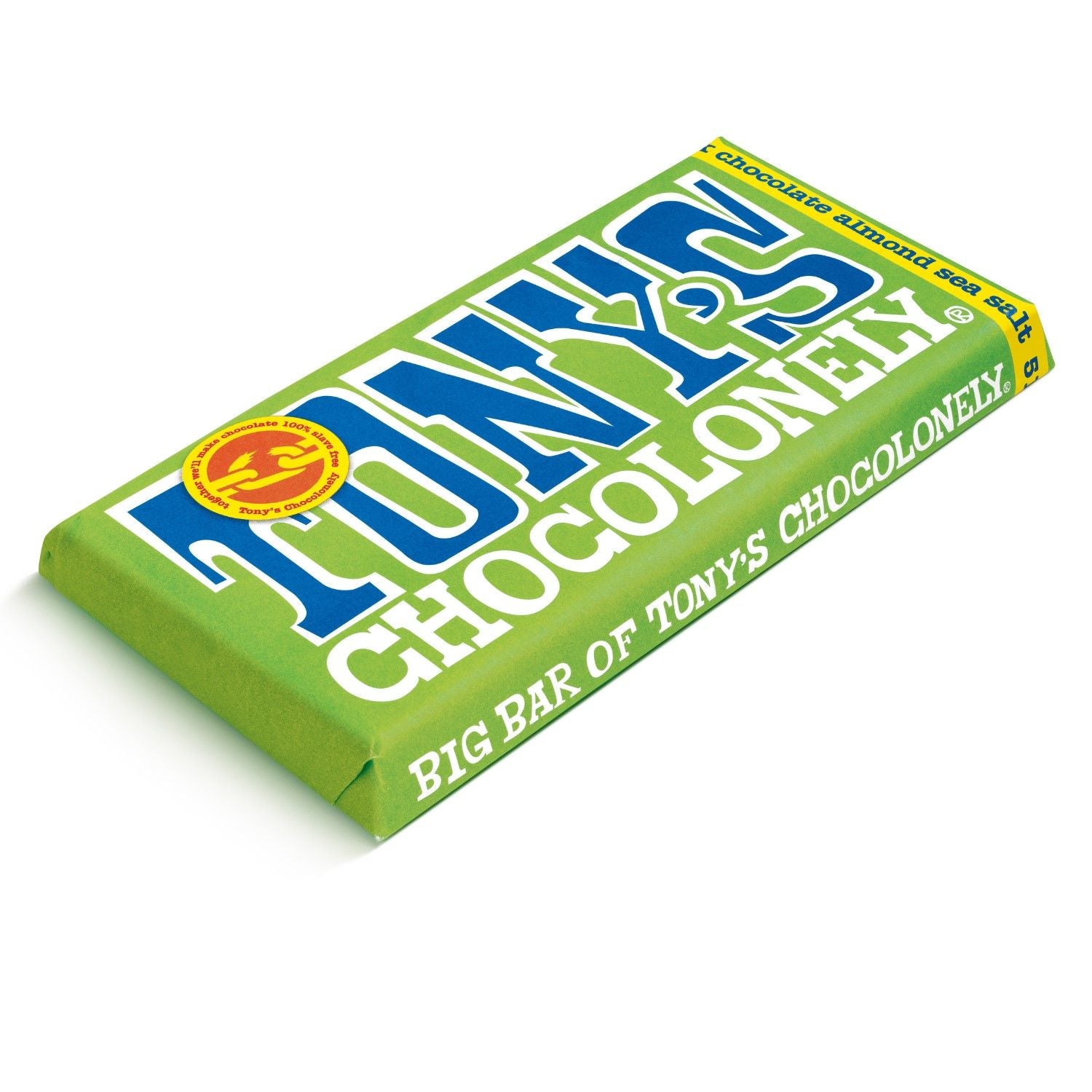 Tony's Chocolonely Dark 51% Almond Sea Salt Bar 240g
