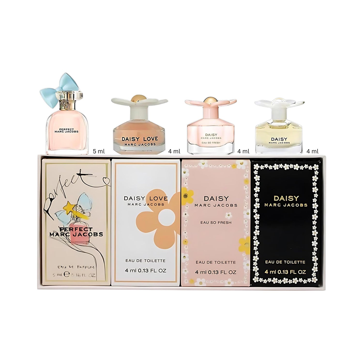 Marc Jacobs 4 Pieces Mini Travel Set