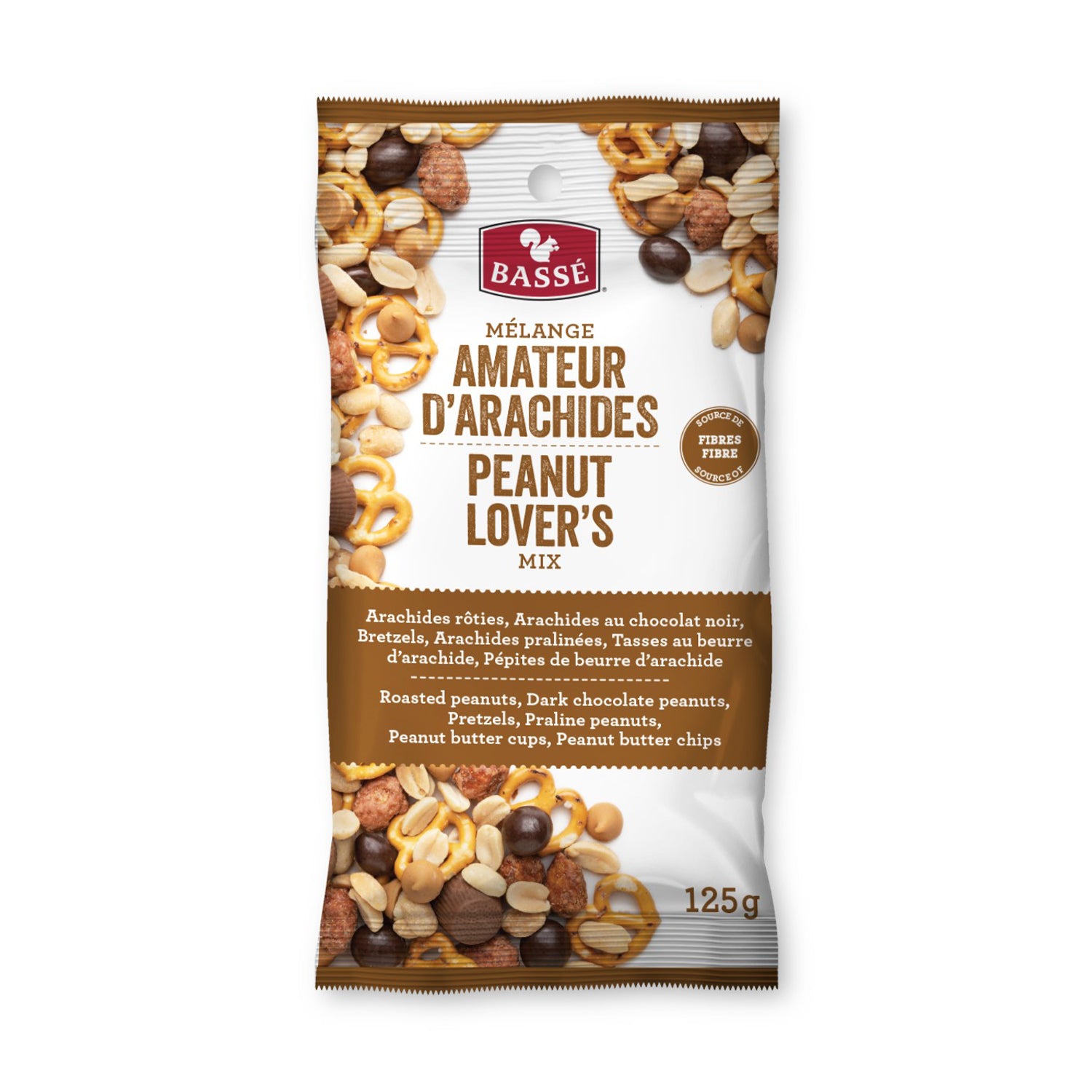 Bassé Peanut Lover’s Mix 125g