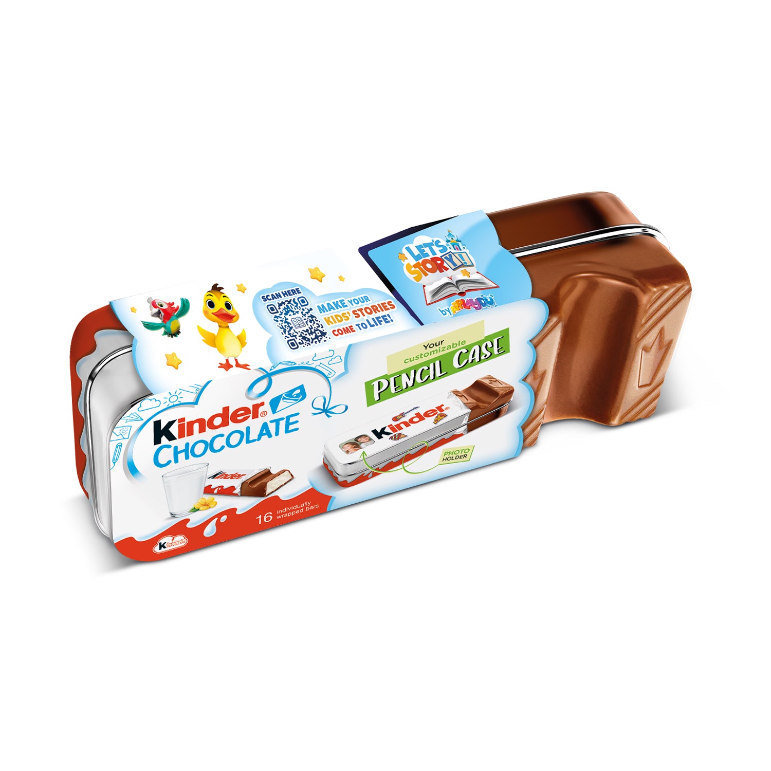 Étui à crayons Kinder Chocolat T (8 x 2), 200 g