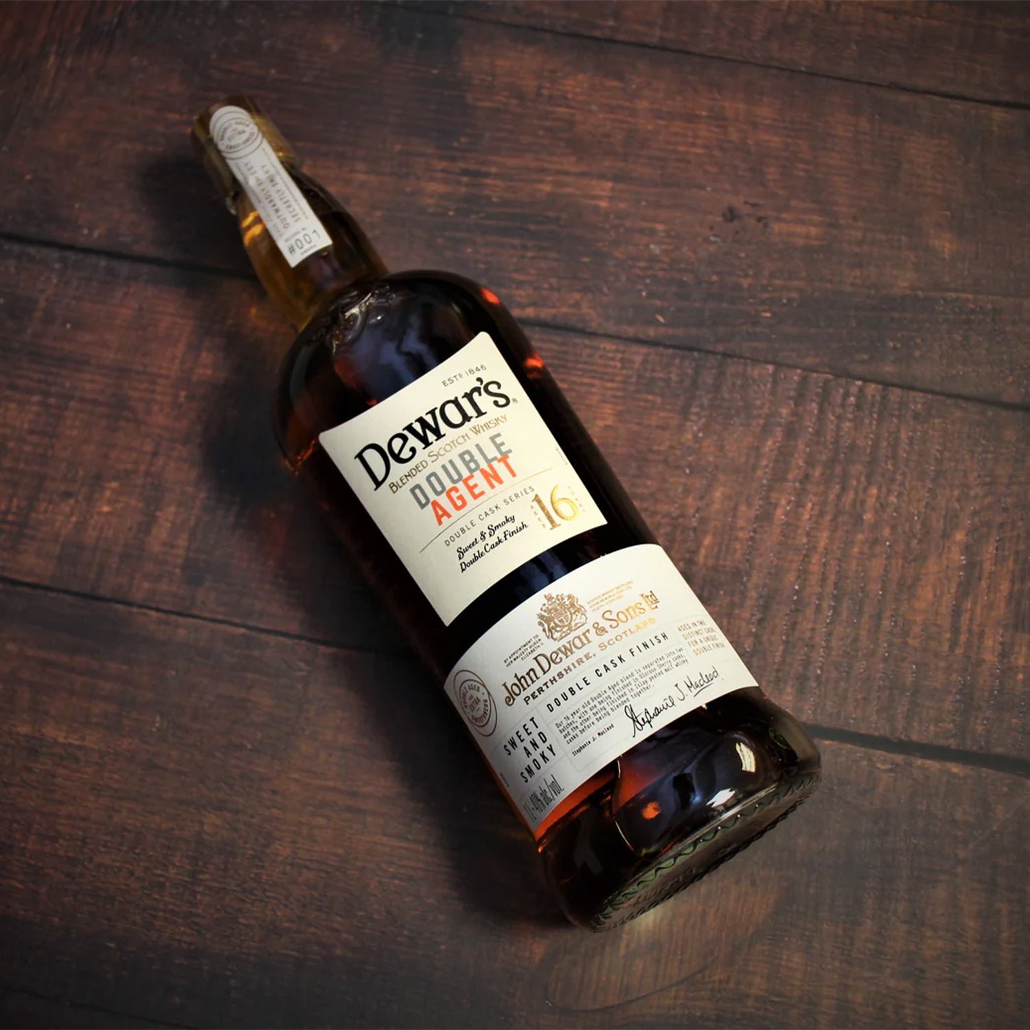 Dewar's Double Agent 16 Year Old Blended Scotch Whisky 1L