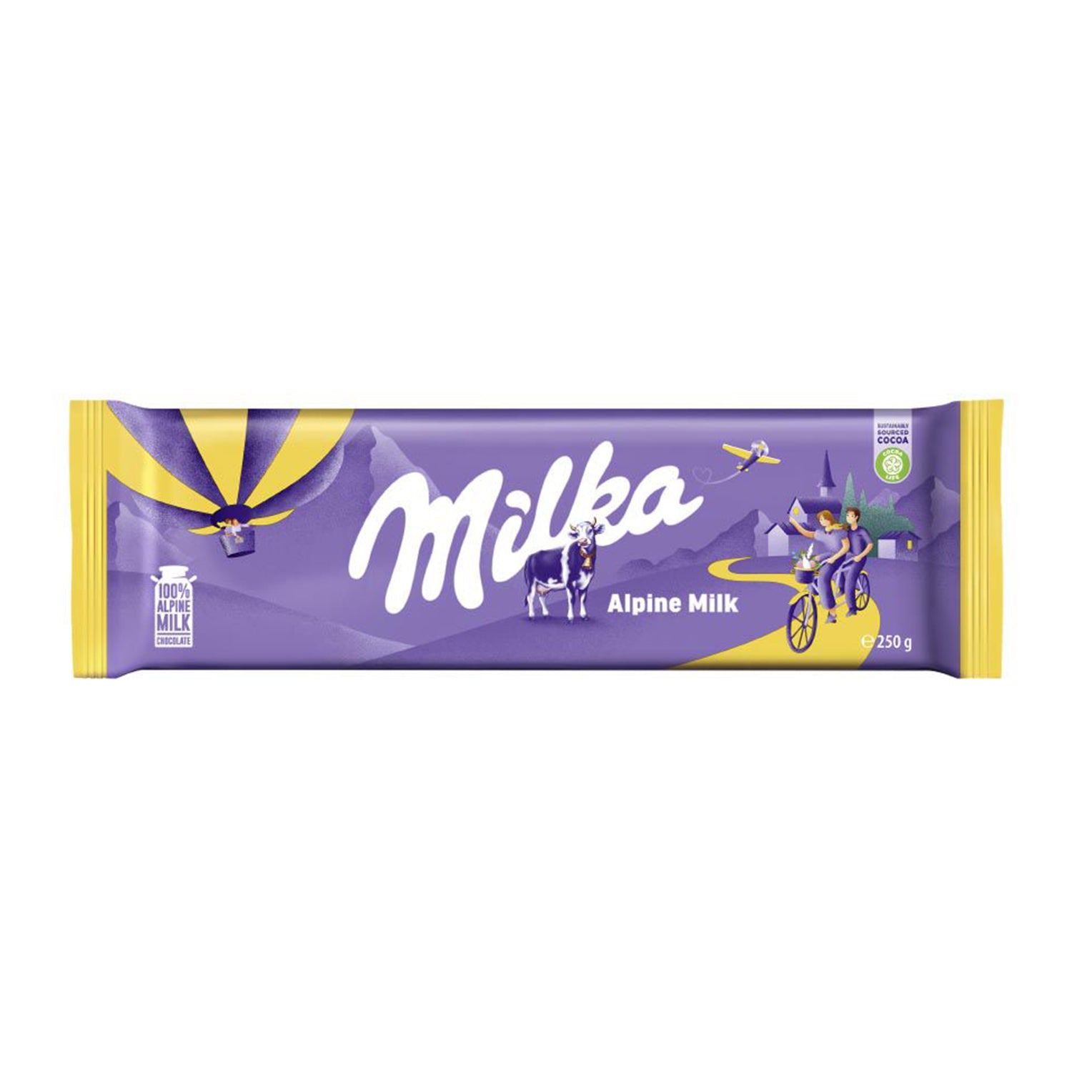 Milka Tablette de lait alpin 250 g