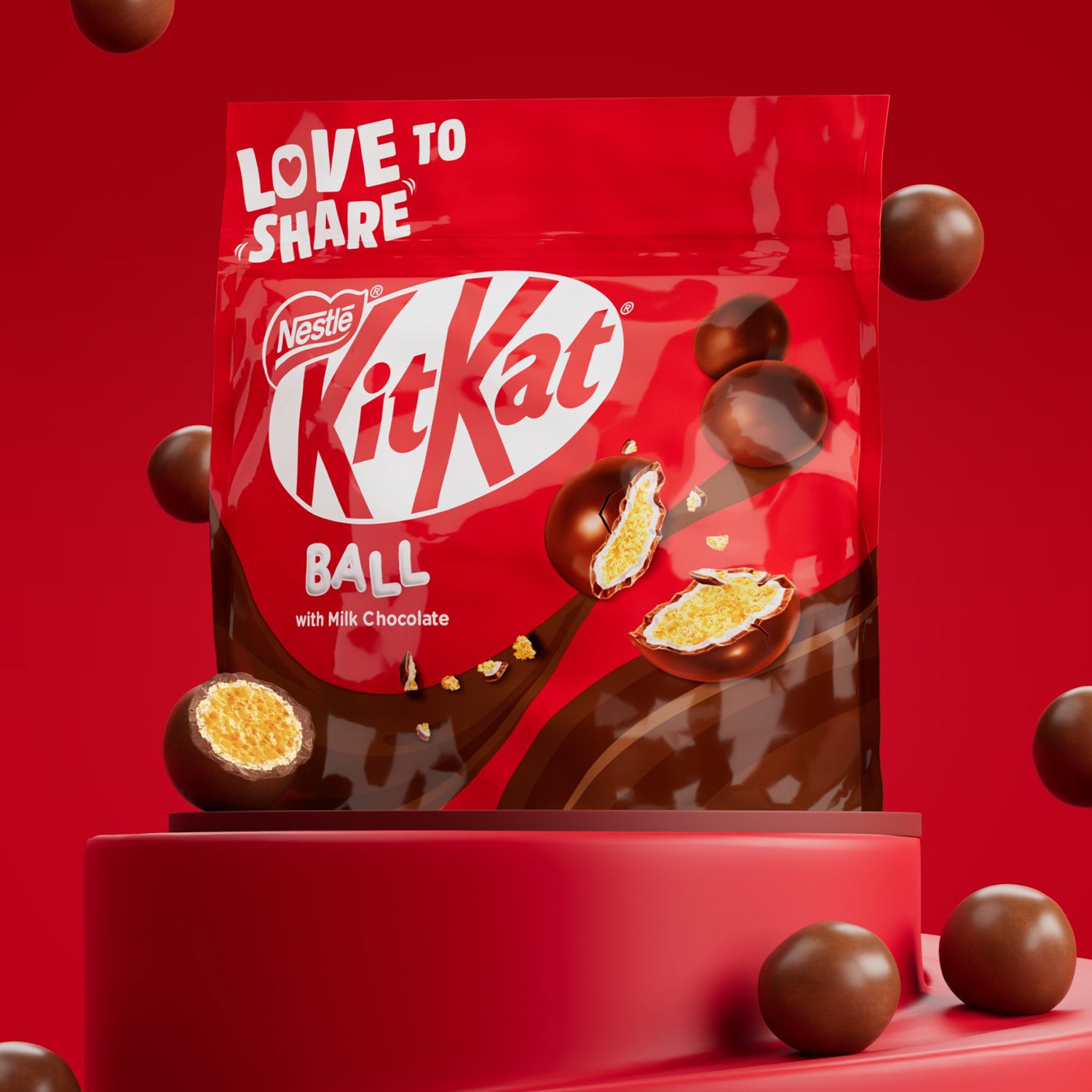 KitKat Boule Chocolat au Lait 140g
