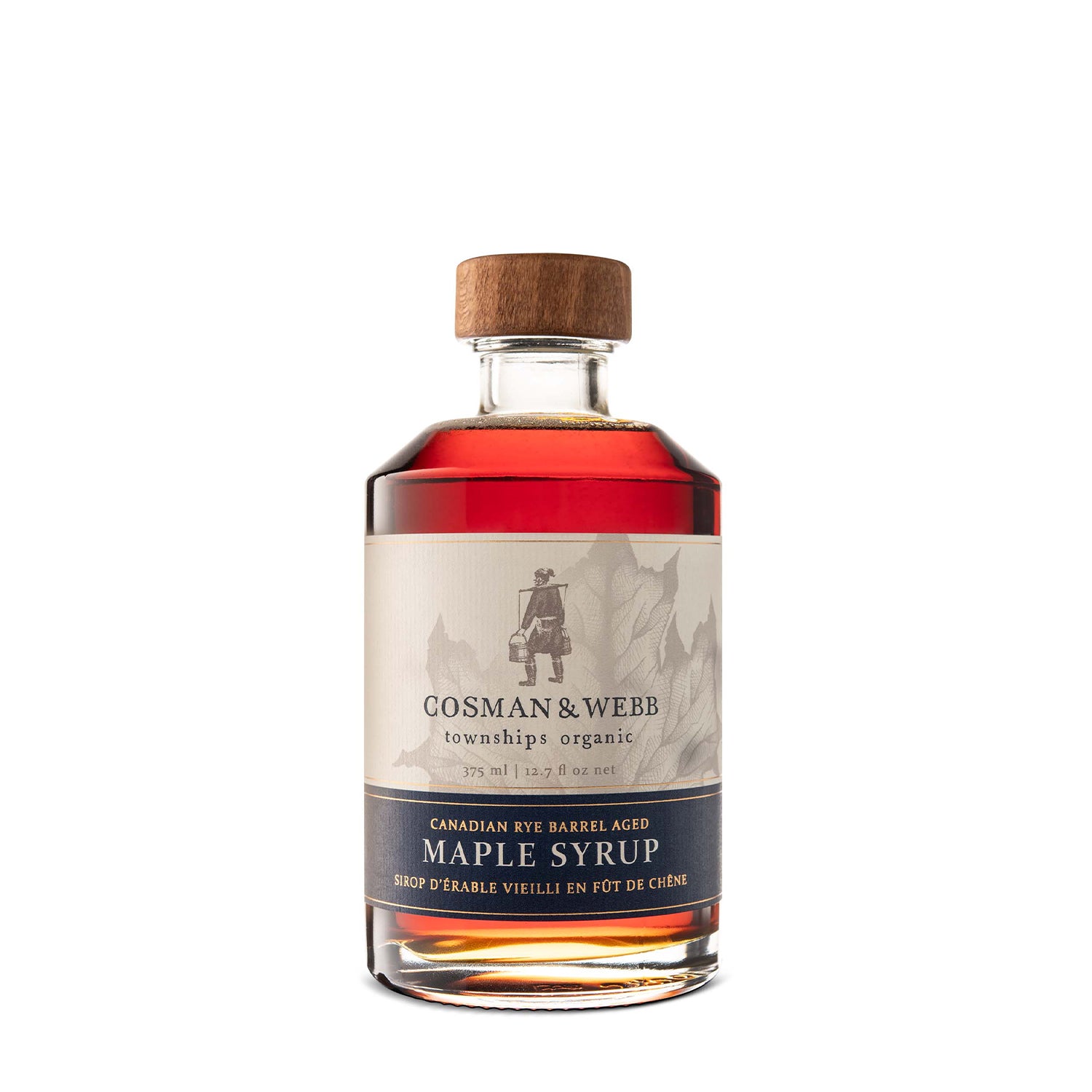Cosman & Webb Organic Canadian Rye Barrel Aged Maple Syrup 375ml