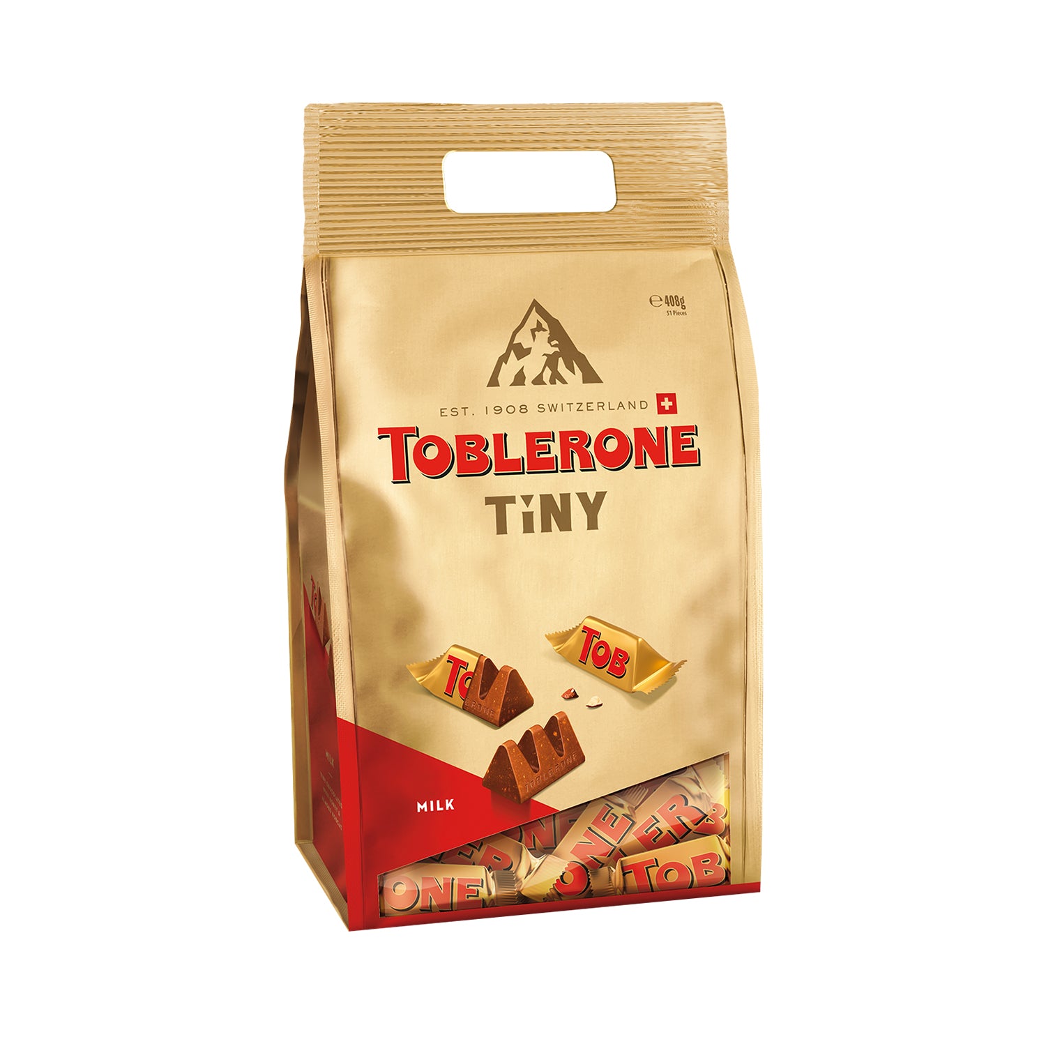 Toblerone Petit sac de lait 408 g
