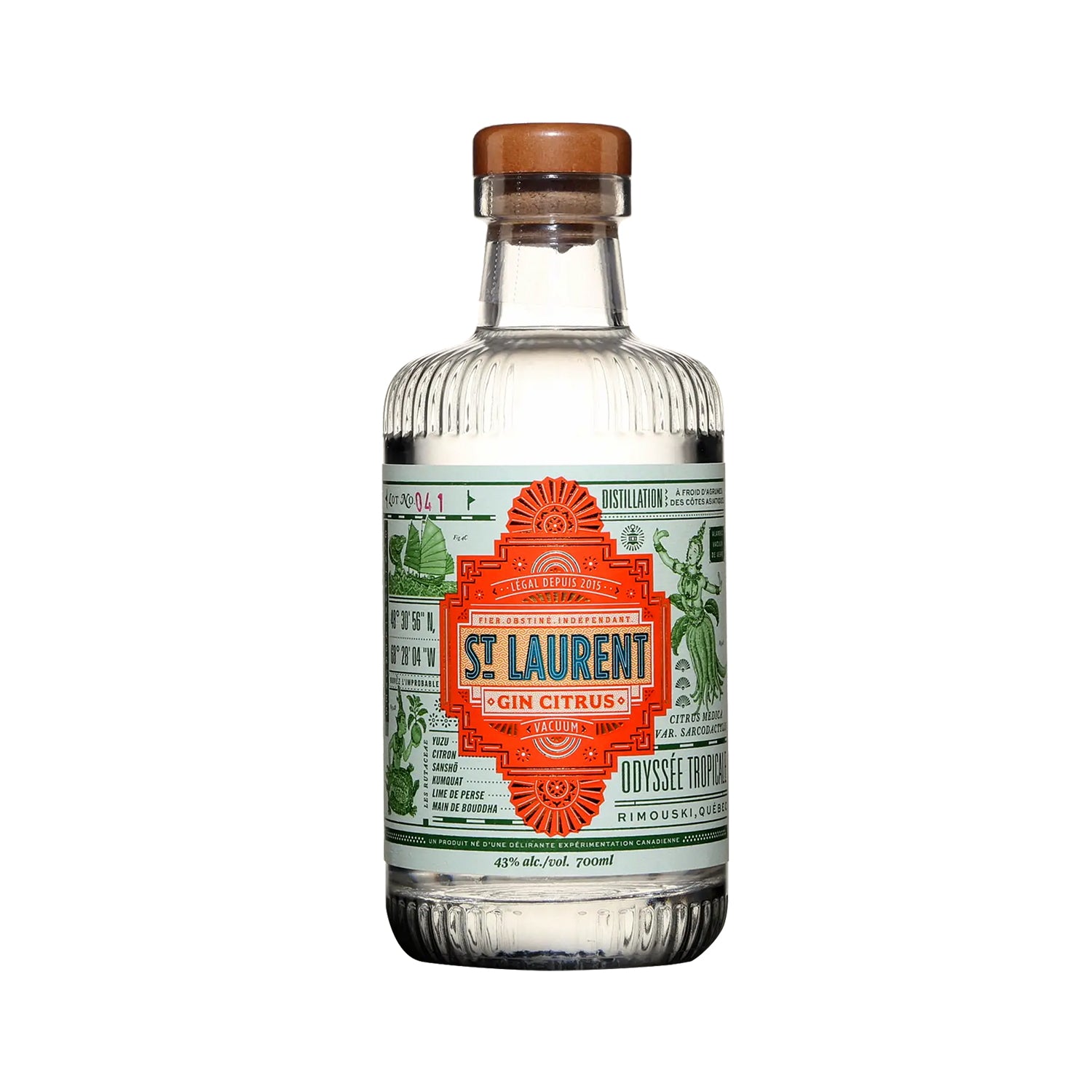 St-Laurent Citrus Gin 700ml