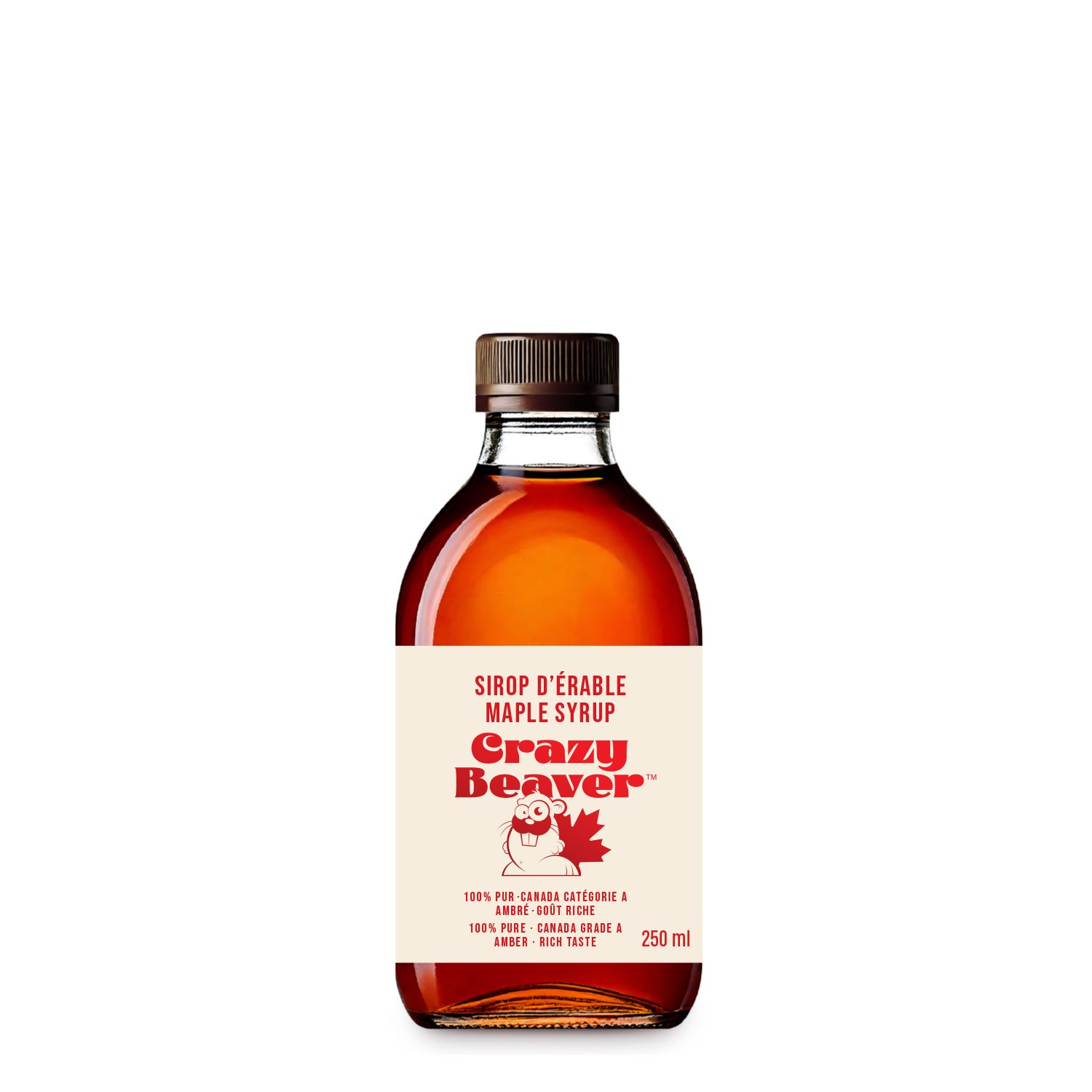 Crazy Beaver Maple Syrup 250ml