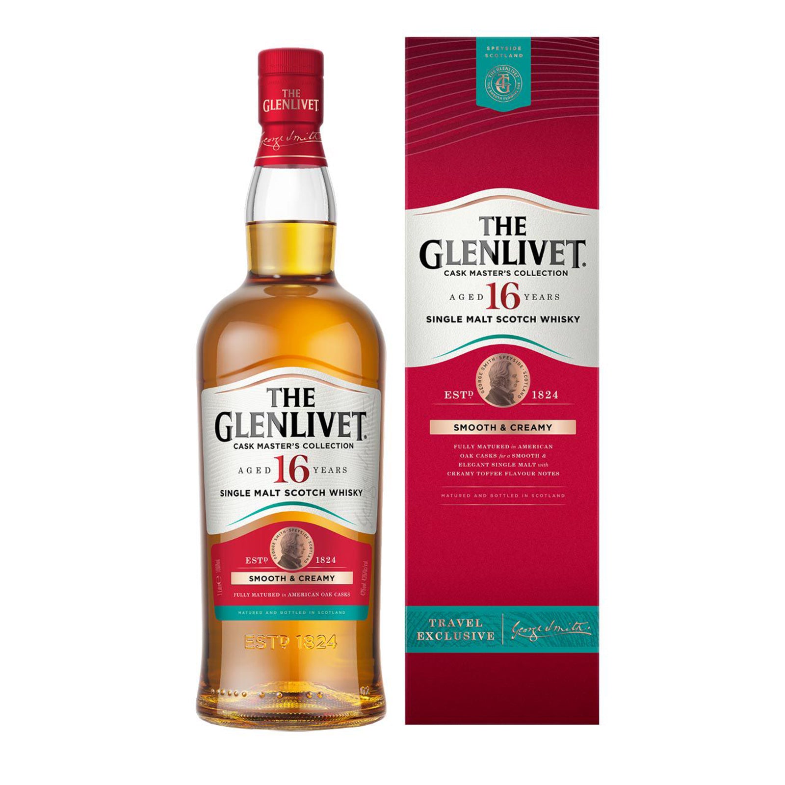 THE GLENLIVET 16年 CASK MASTER'S The Glenlivet Cask Master's Single Malt Scotch Whisky 16 ans 1L