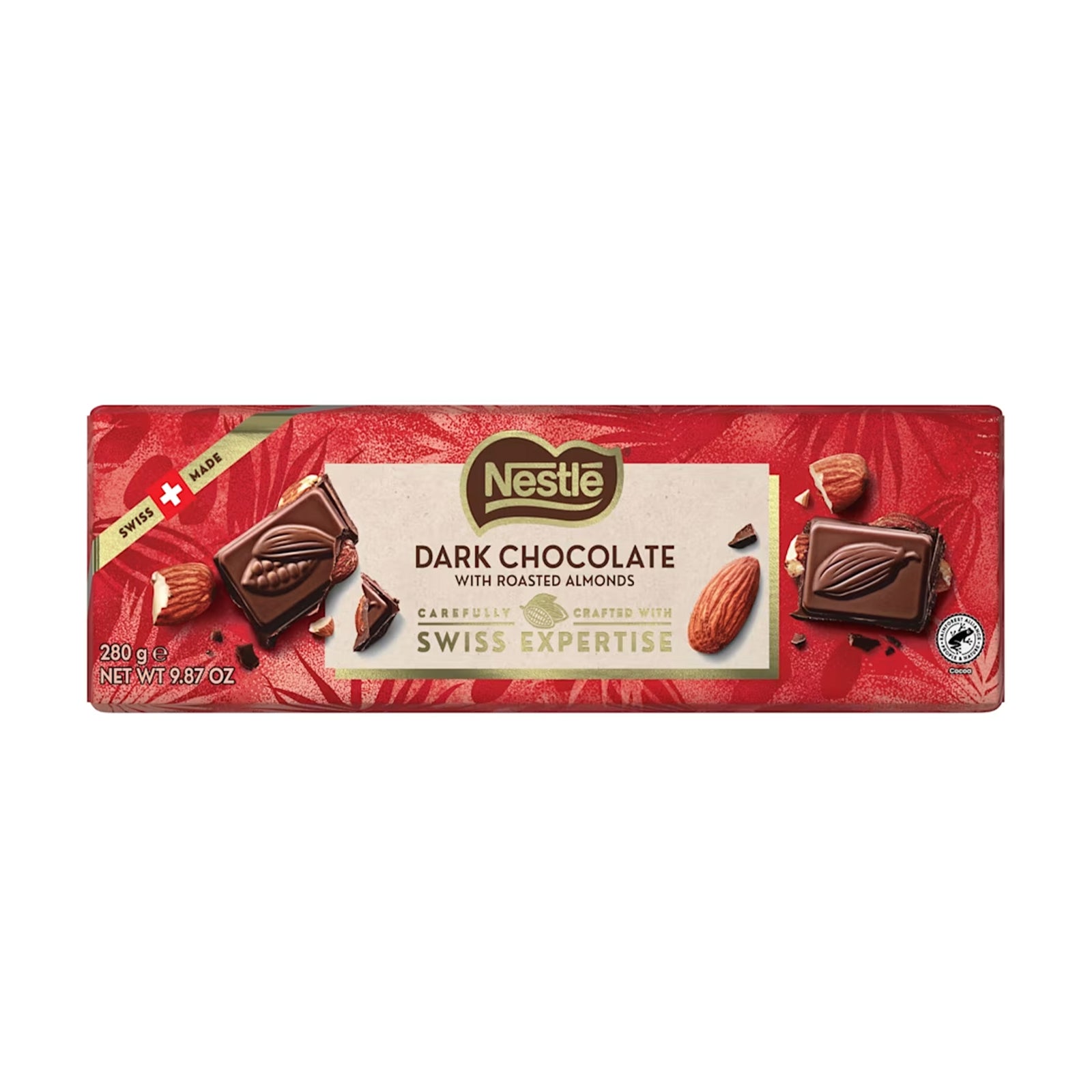 Nestlé Dark Chocolate With Roasted Almonds 280g