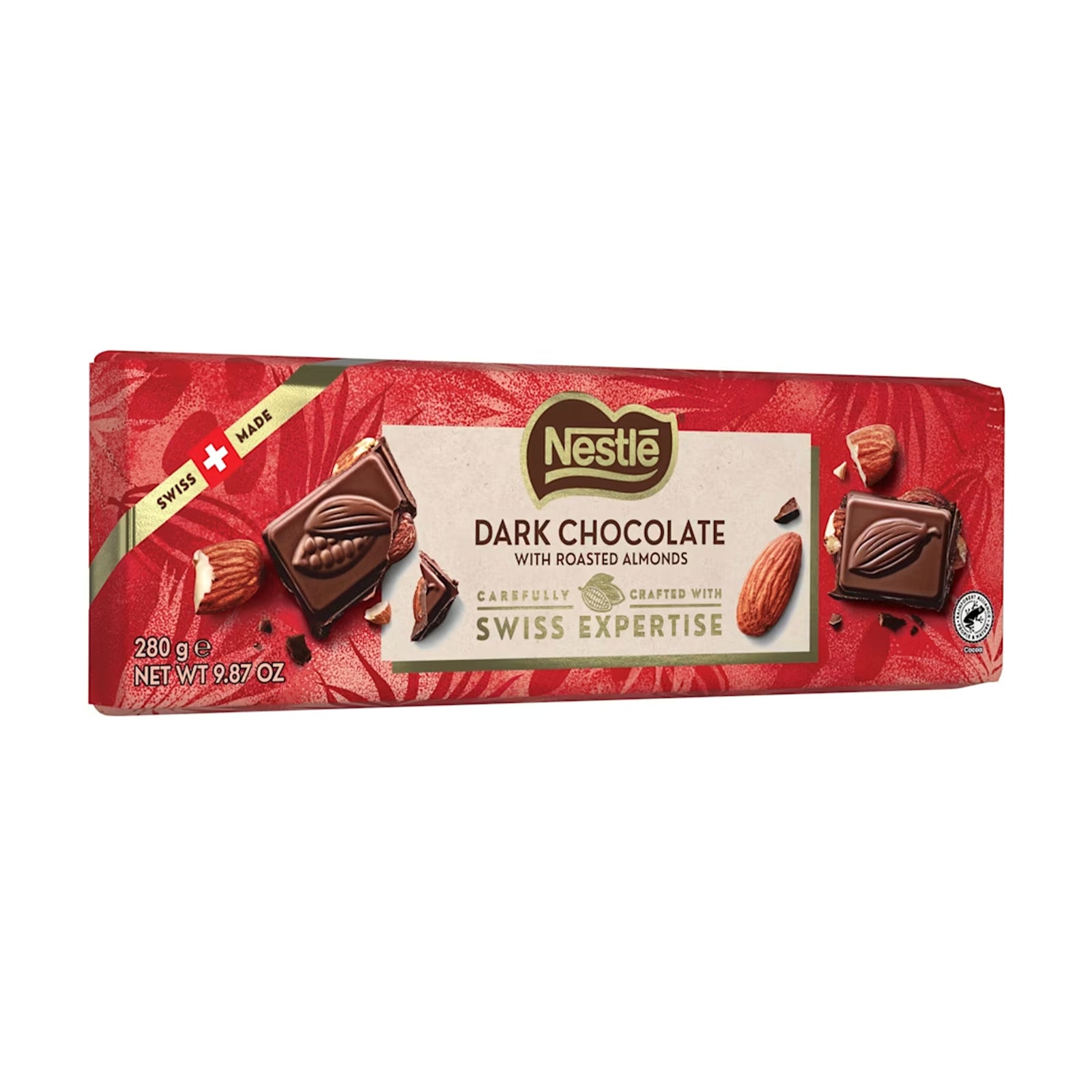 Nestlé Dark Chocolate With Roasted Almonds 280g
