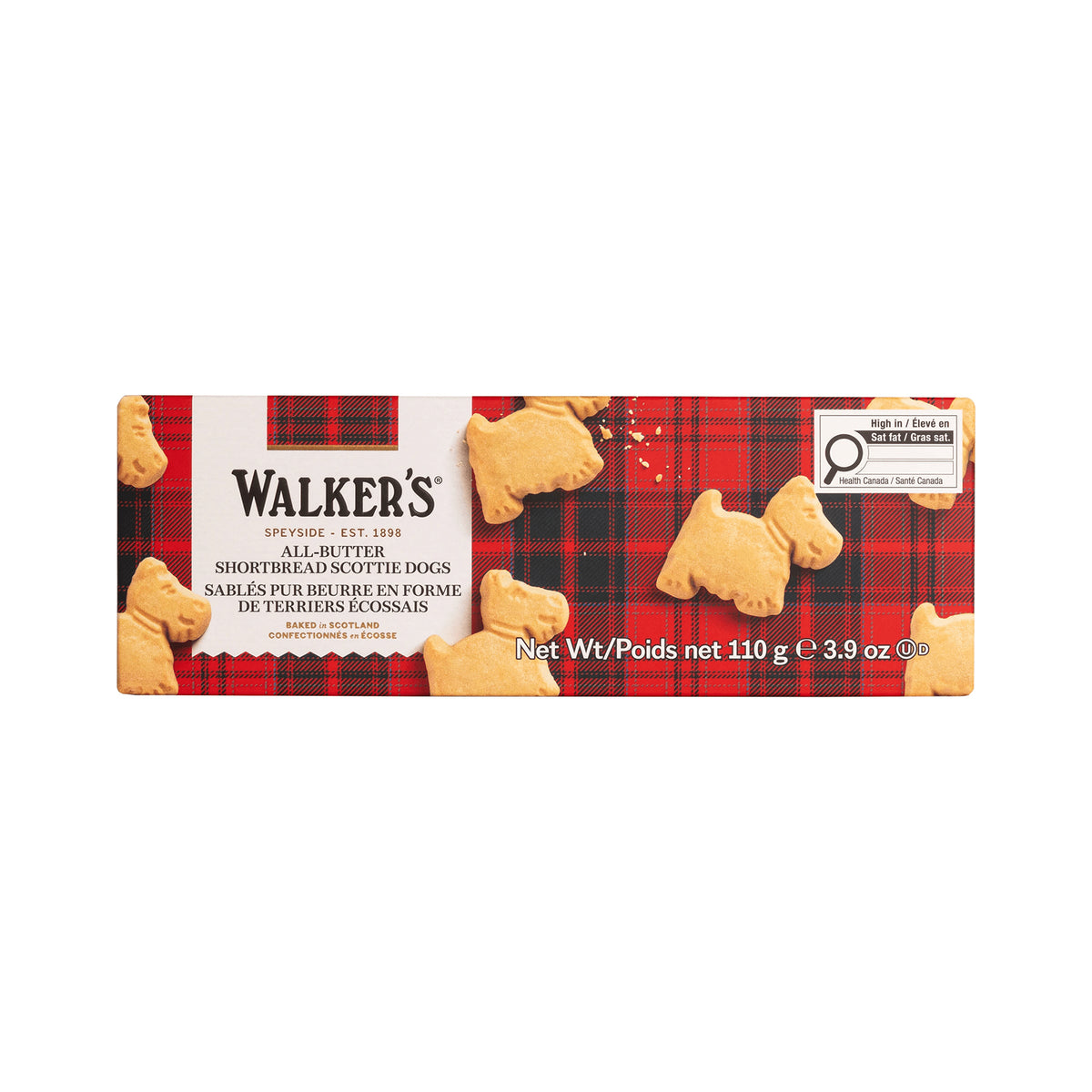 Walkers Pure Butter Shortbread Scottie Dogs 110g