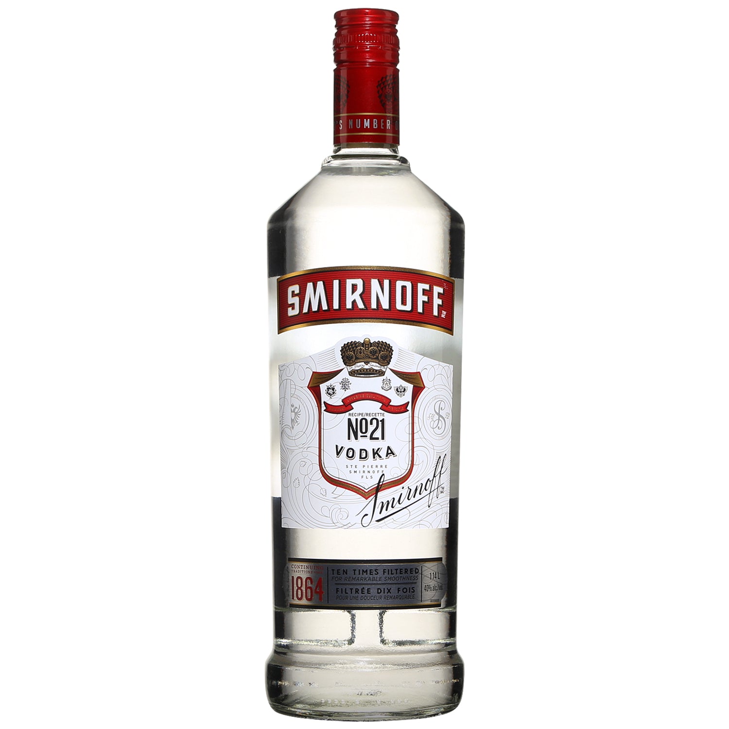 Vodka Smirnoff N°21 1,14 L