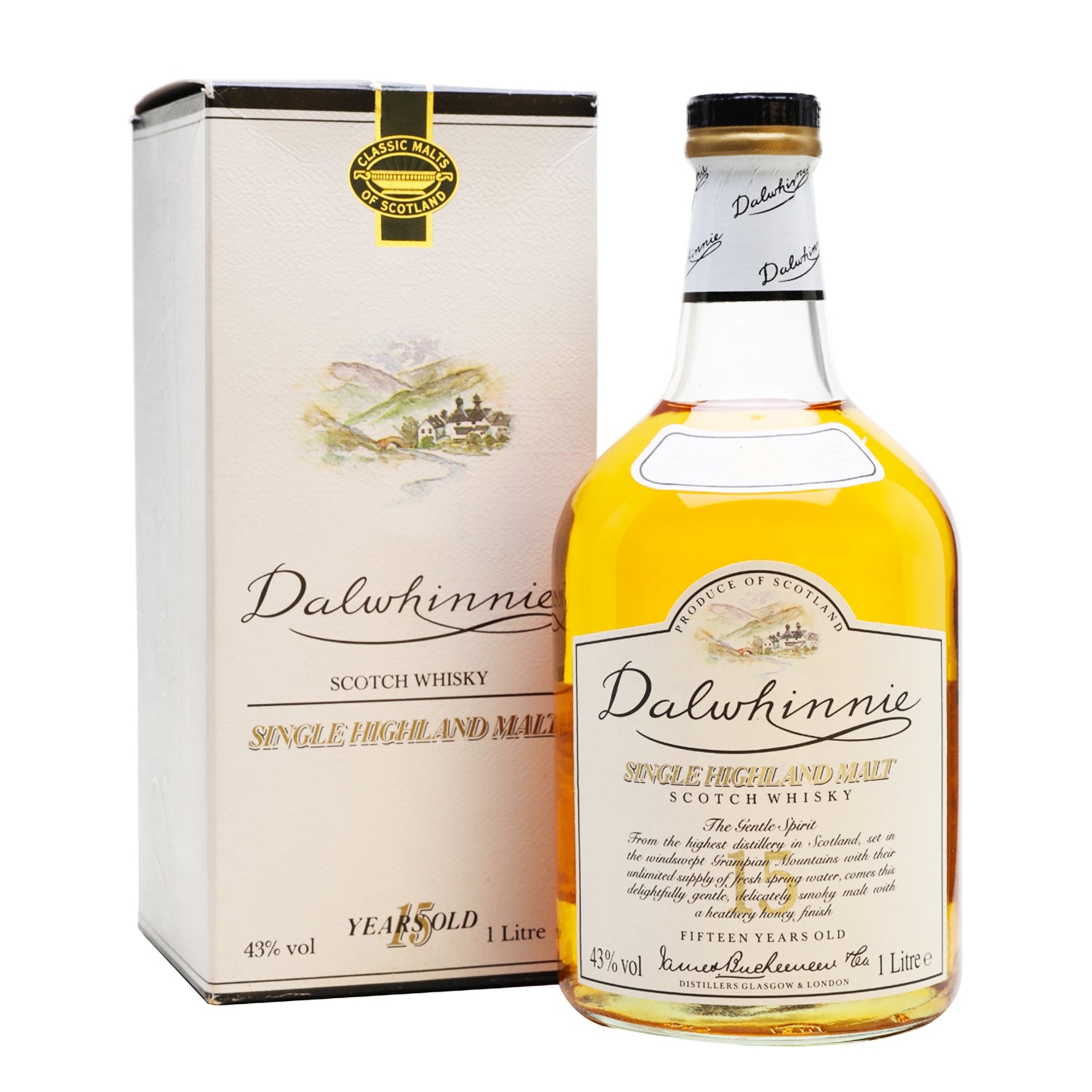 Dalwhinnie 15 Years Old Highland Single Malt 1L