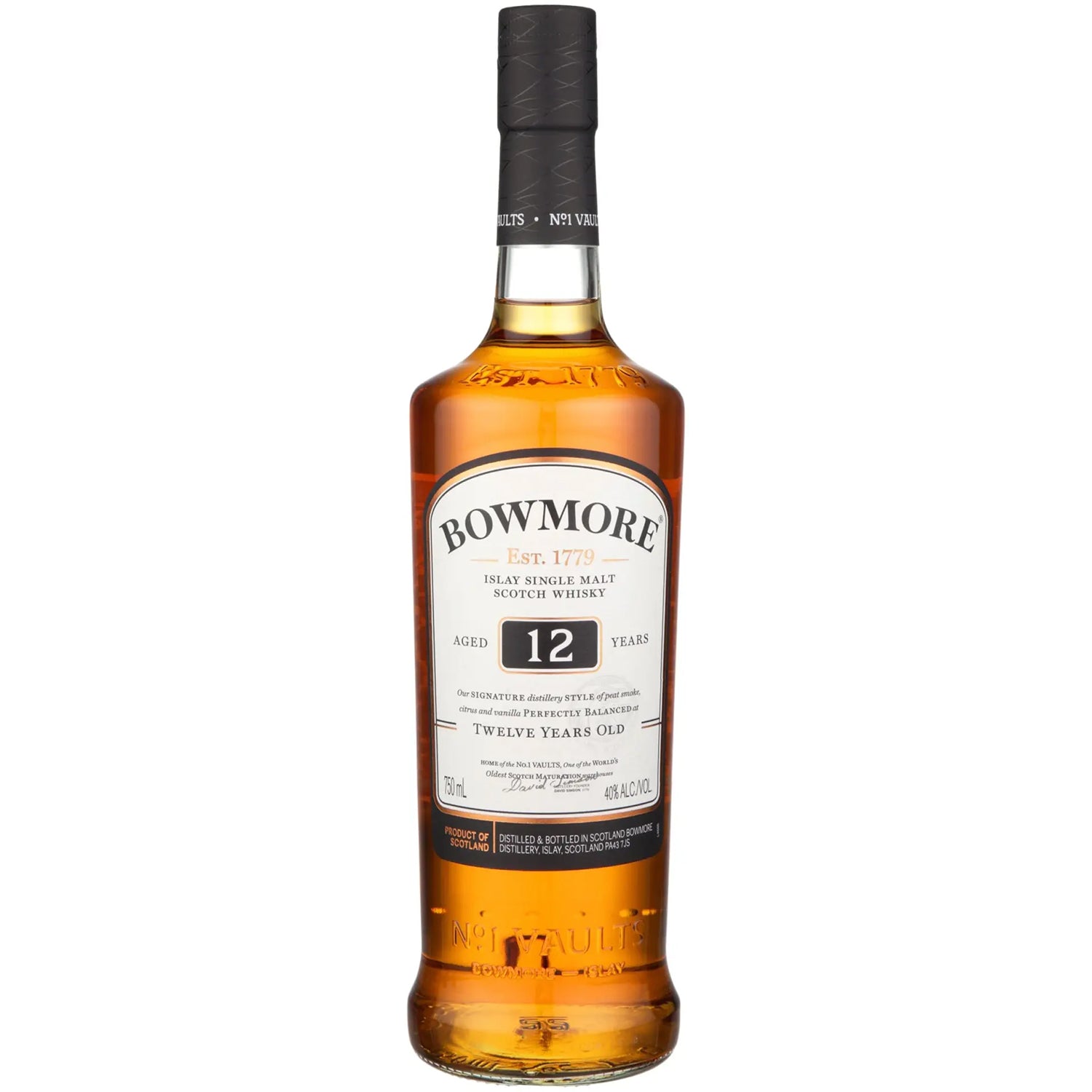 Bowmore 12 Years Old Islay Single Malt 750ml