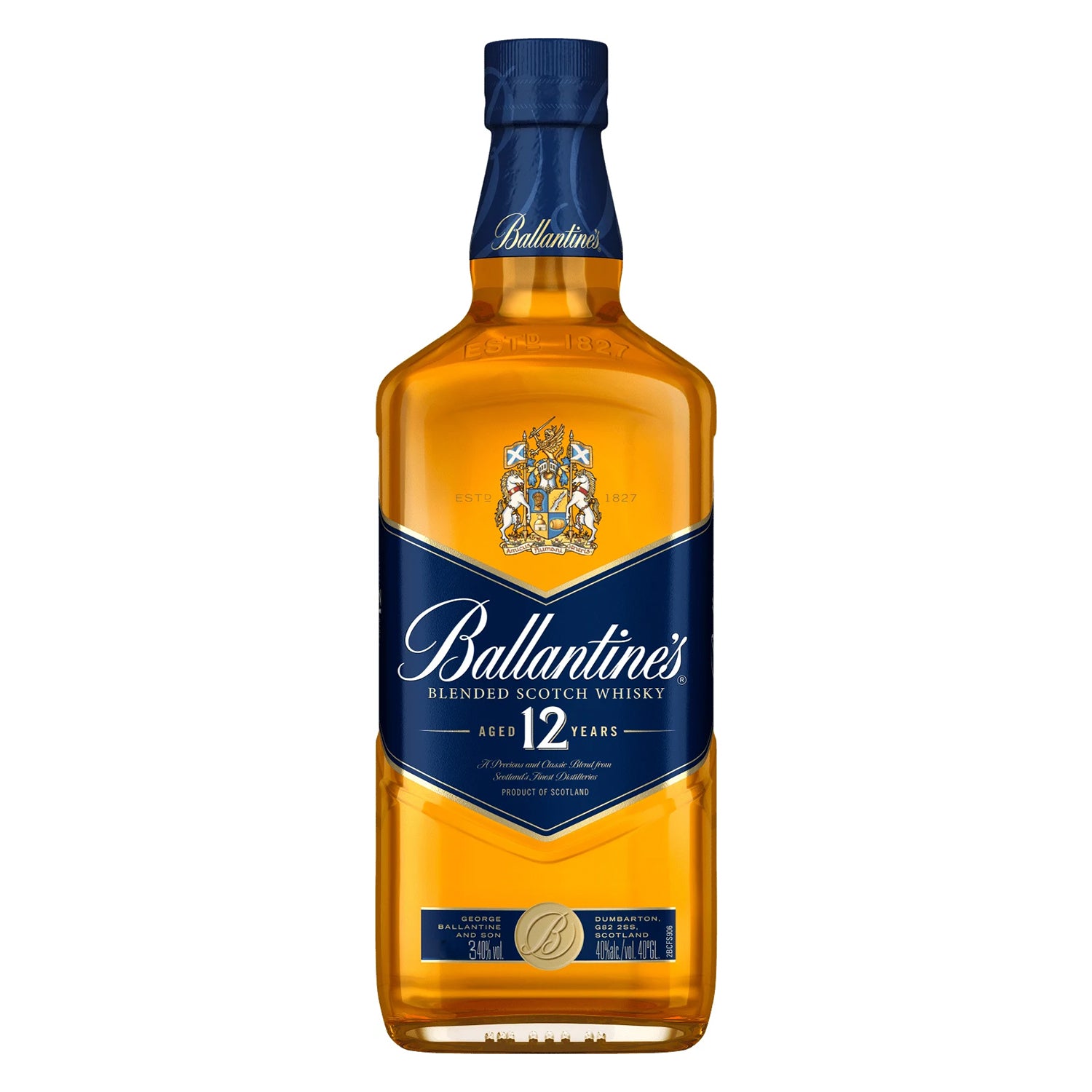 Ballantine's 12 Years Old Blended Malt Scotch Whisky 1L