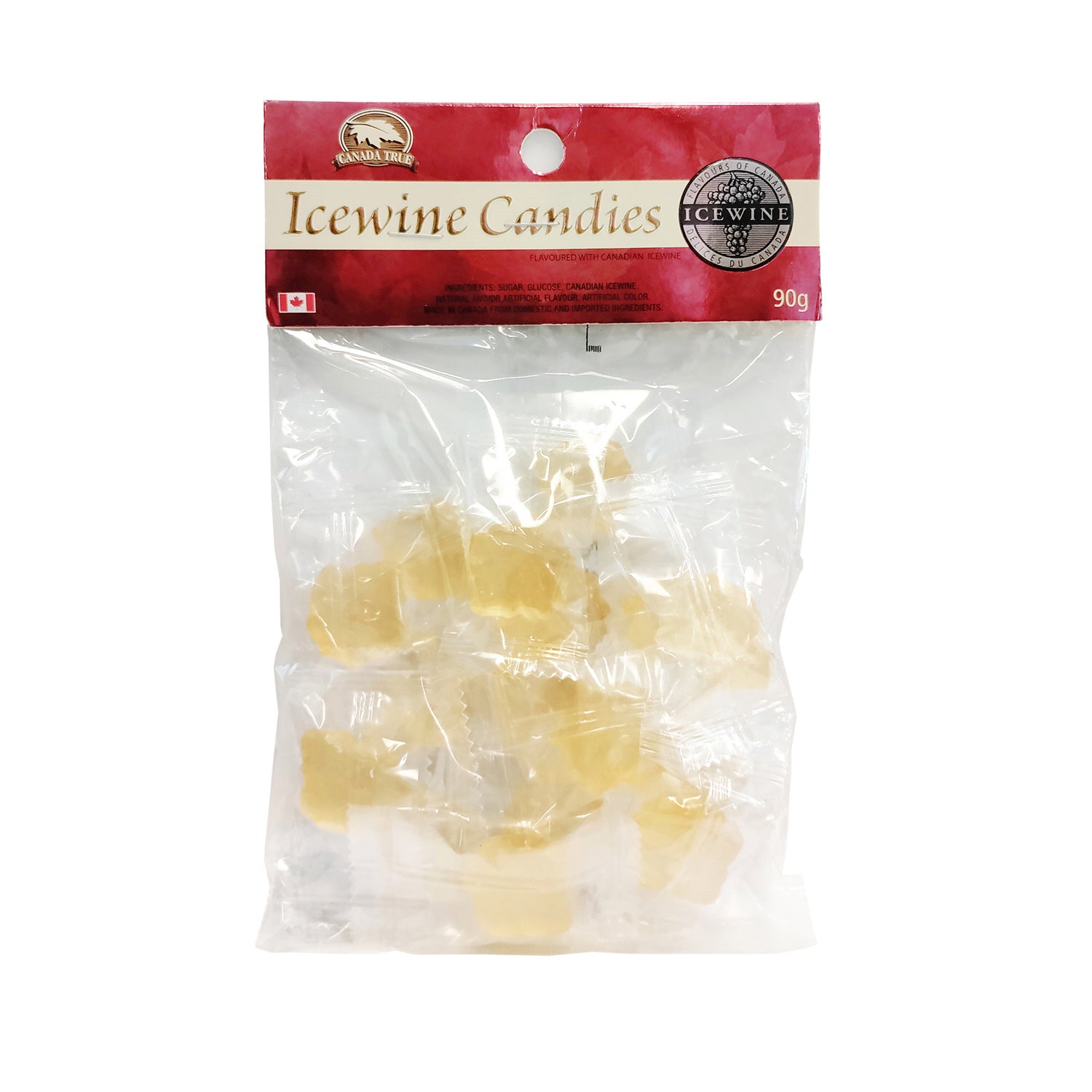 Bonbons au vrai vin de glace du Canada, sachet de 90 g