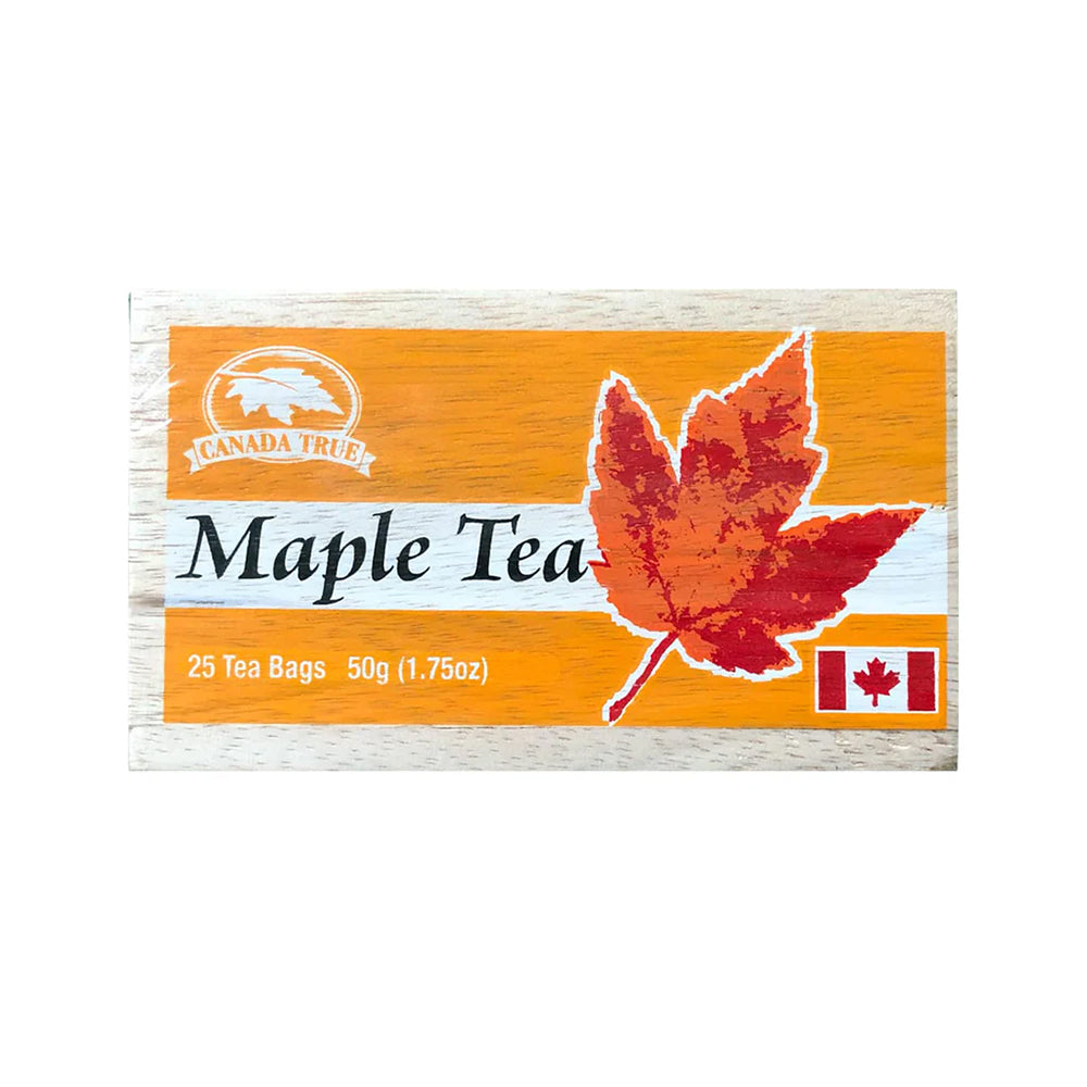 Coffret en bois de thé à l'érable 25 sachets