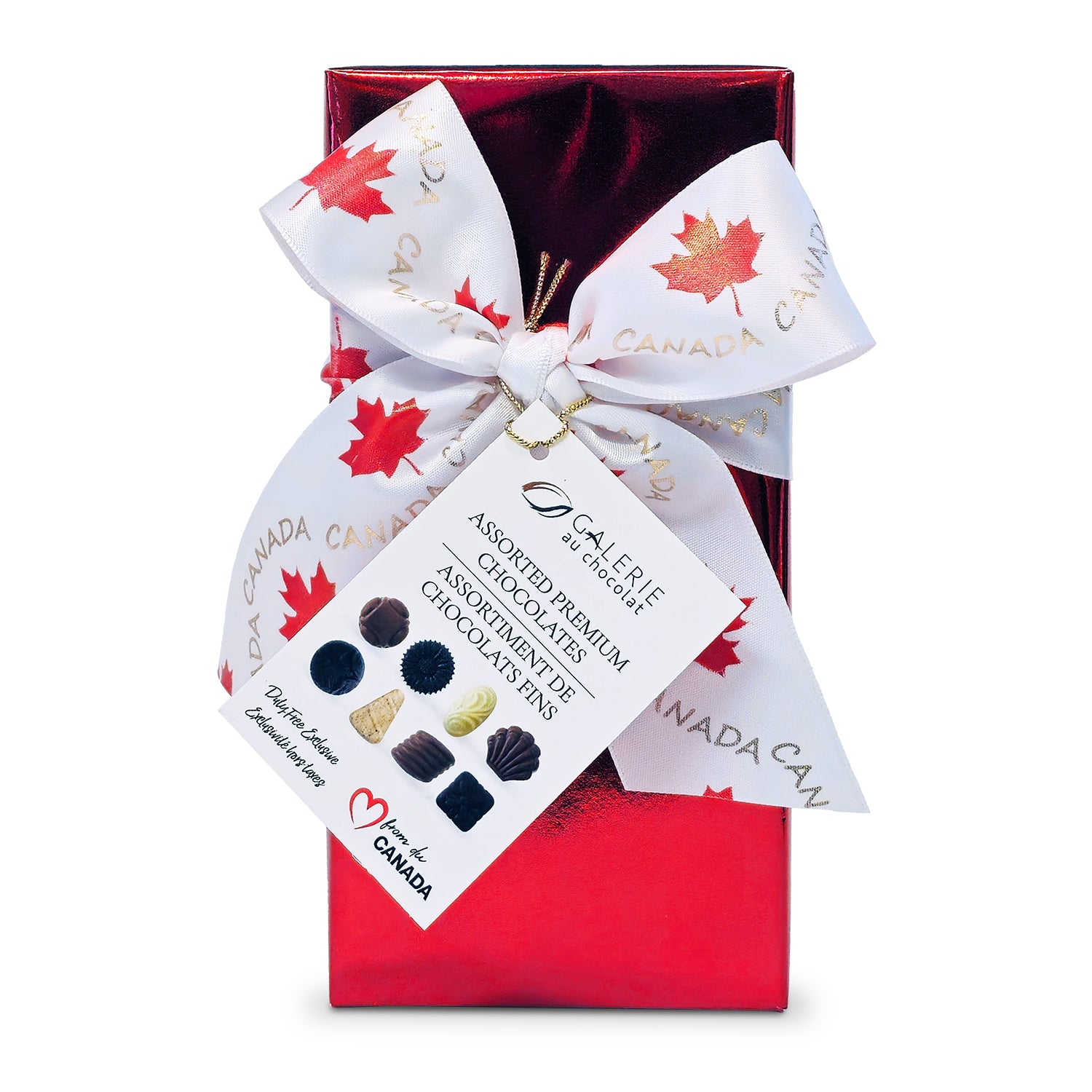 Galerie au Chocolat Assortiment de chocolats fins Montréal, exclusivité voyage 200G