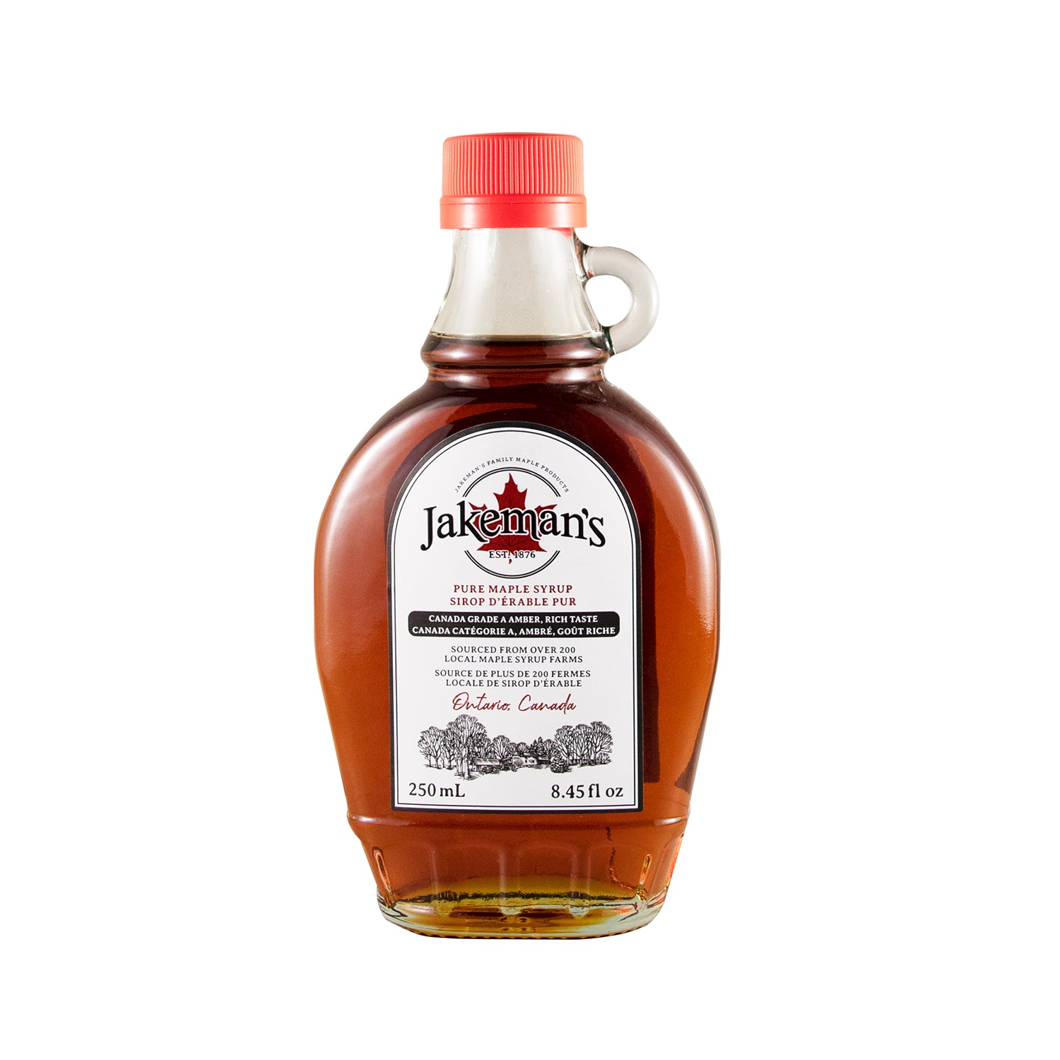 Sirop d'érable Jakemans Kent Glass 250 ml
