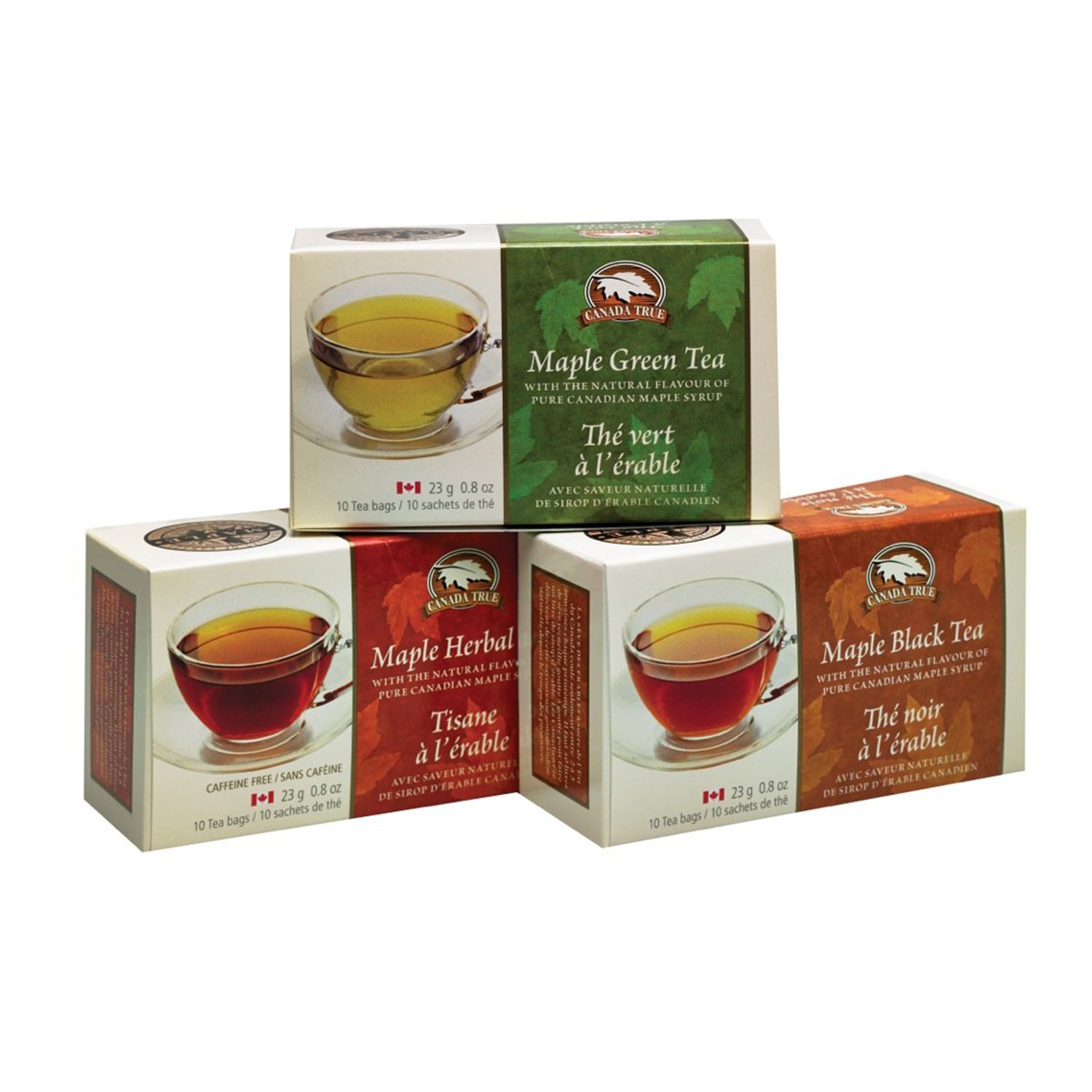 Thé à l'érable Canada True Assortiment de 30 sachets