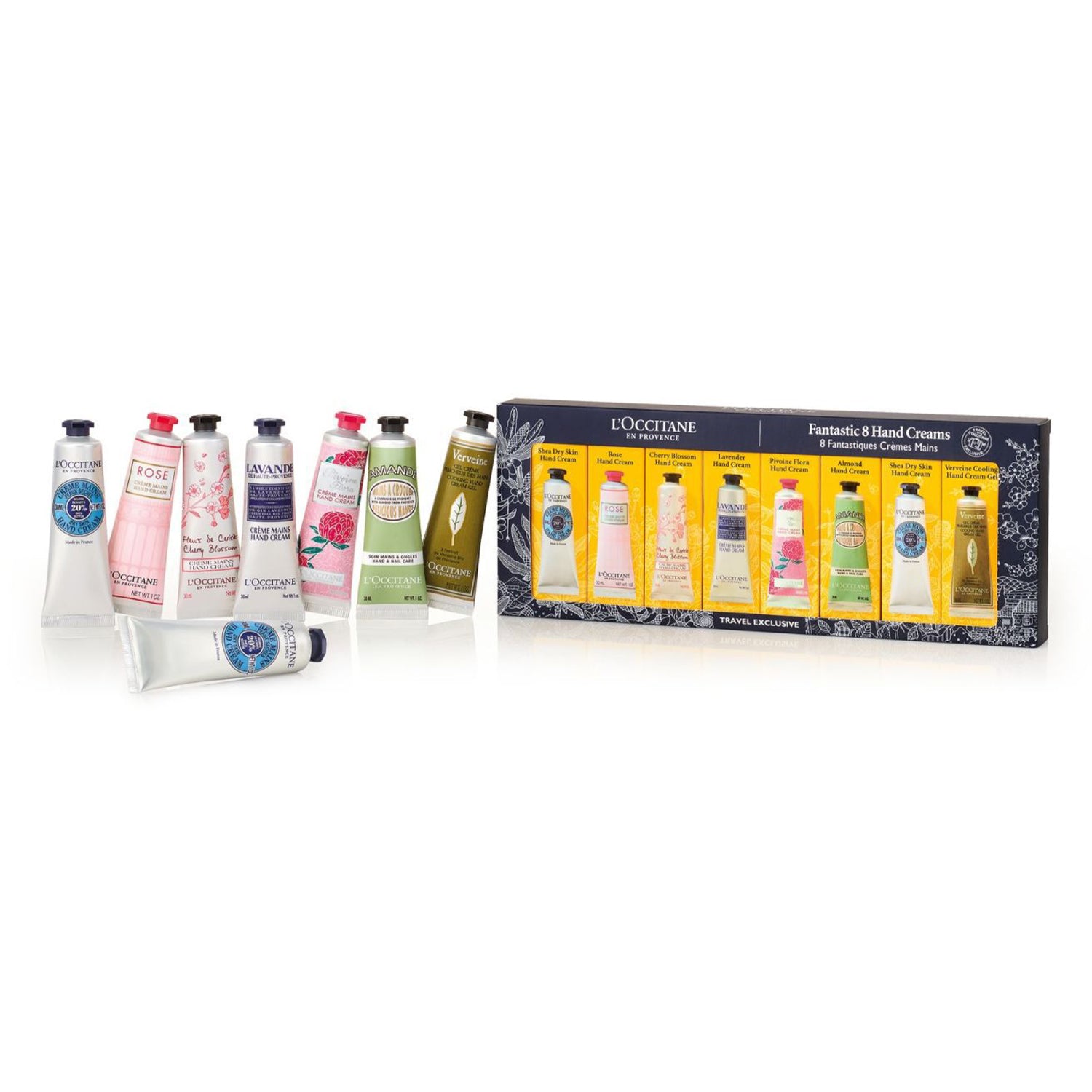 L’Occitane Fantastic 8 Hand Creams Set 8 x 30ml