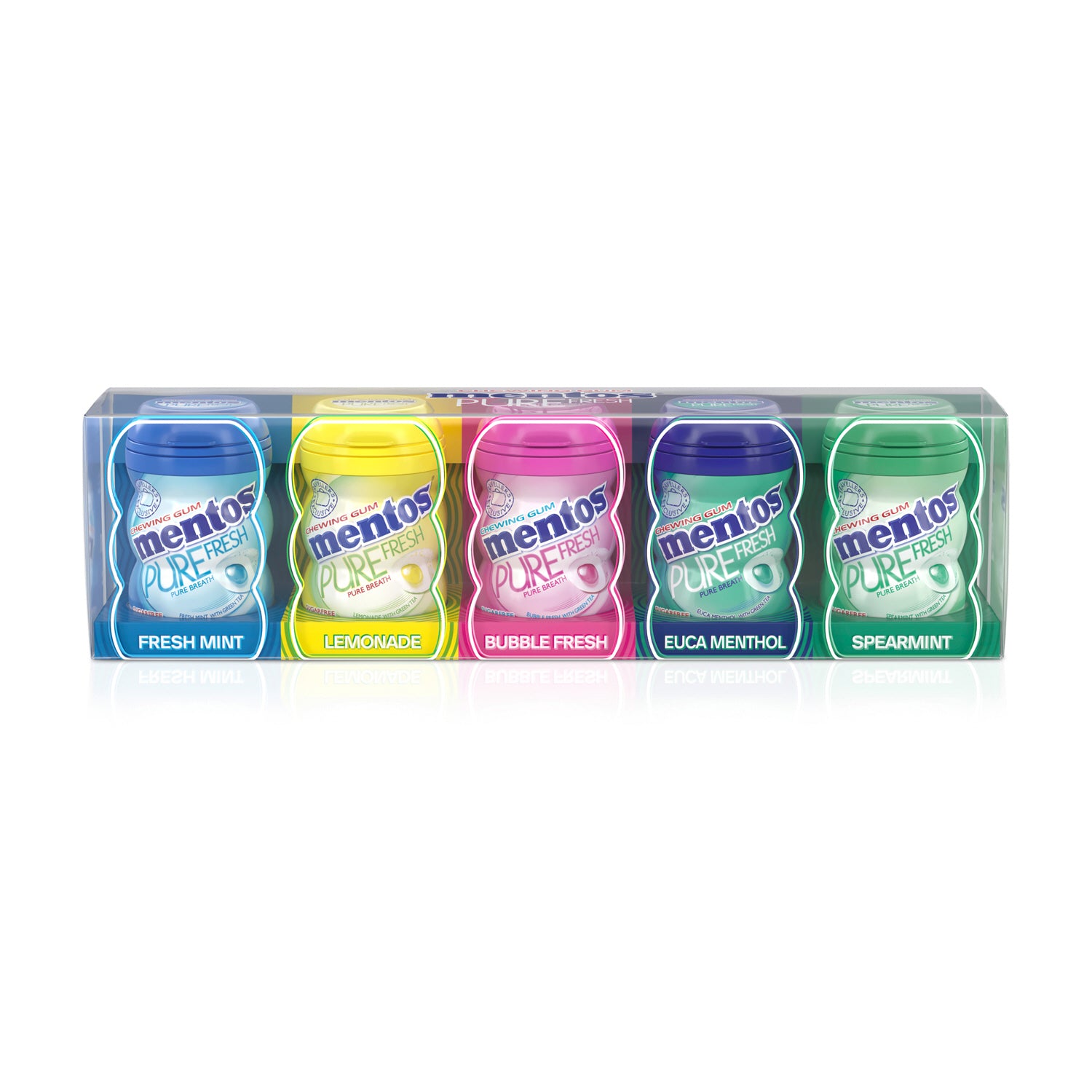 Mentos Mini Chewing-Gum en Bouteilles 5x20g