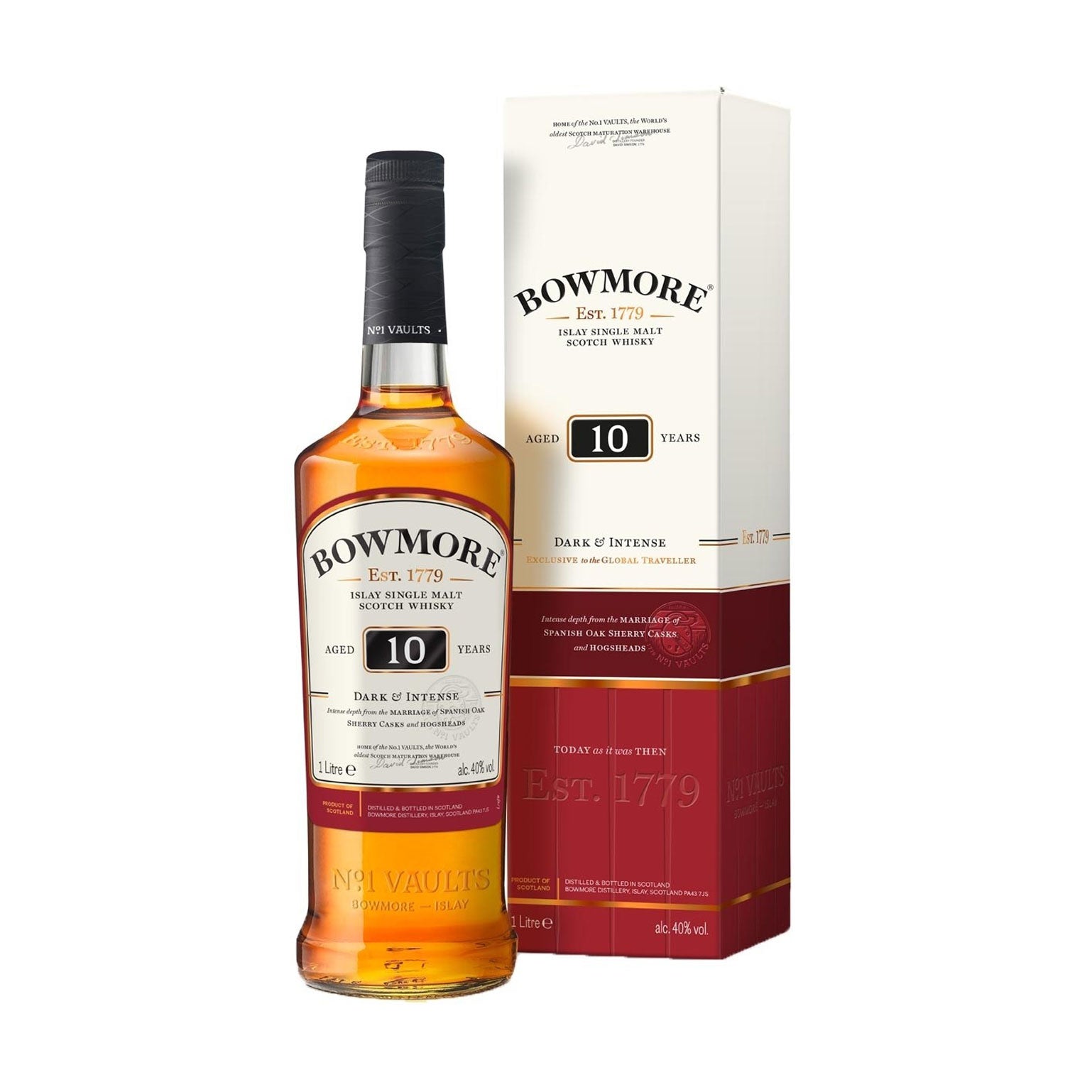 Bowmore 10 Years Old Islay Single Malt 1L