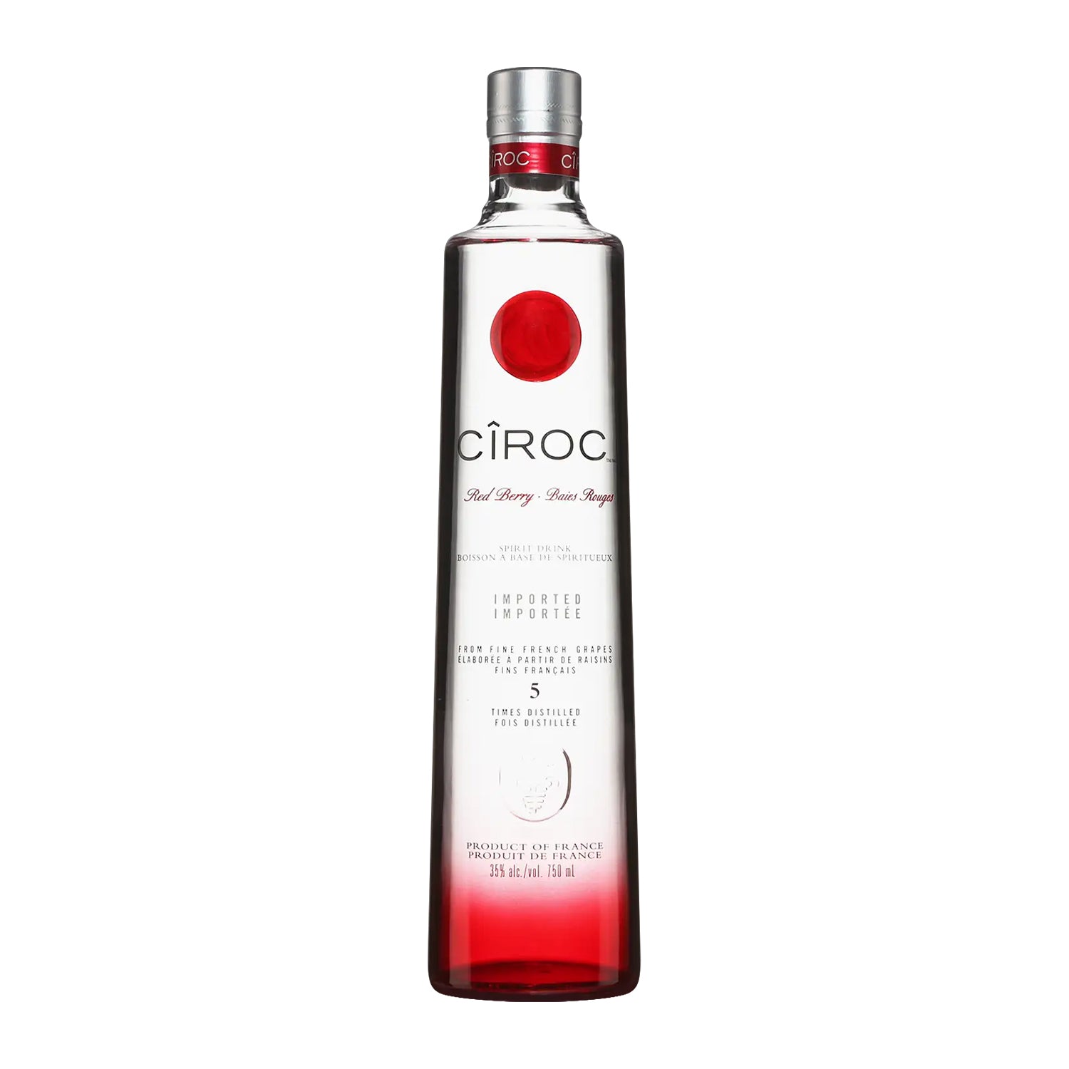 Vodka aux fruits rouges Ciroc 750 ml