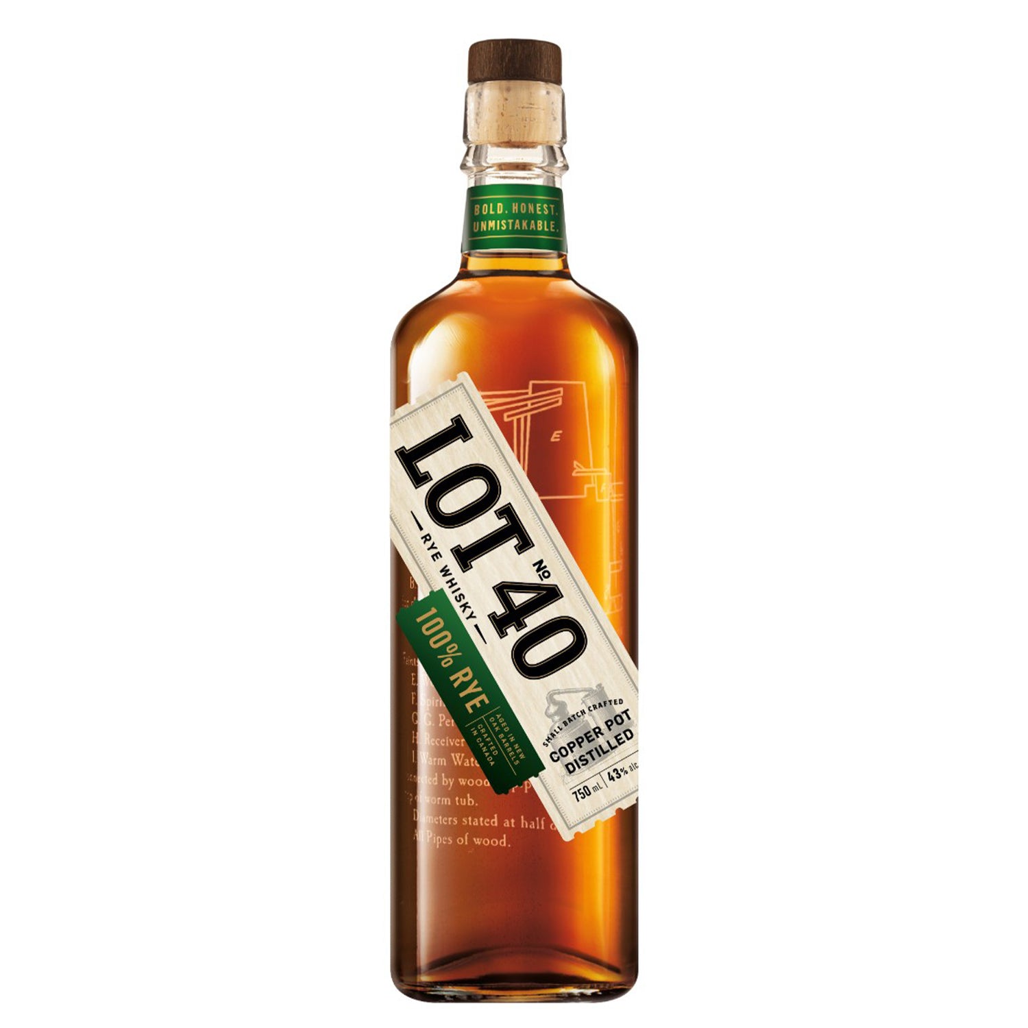Lot n° 40 Whisky canadien Single Copper Pot Still 750 ml