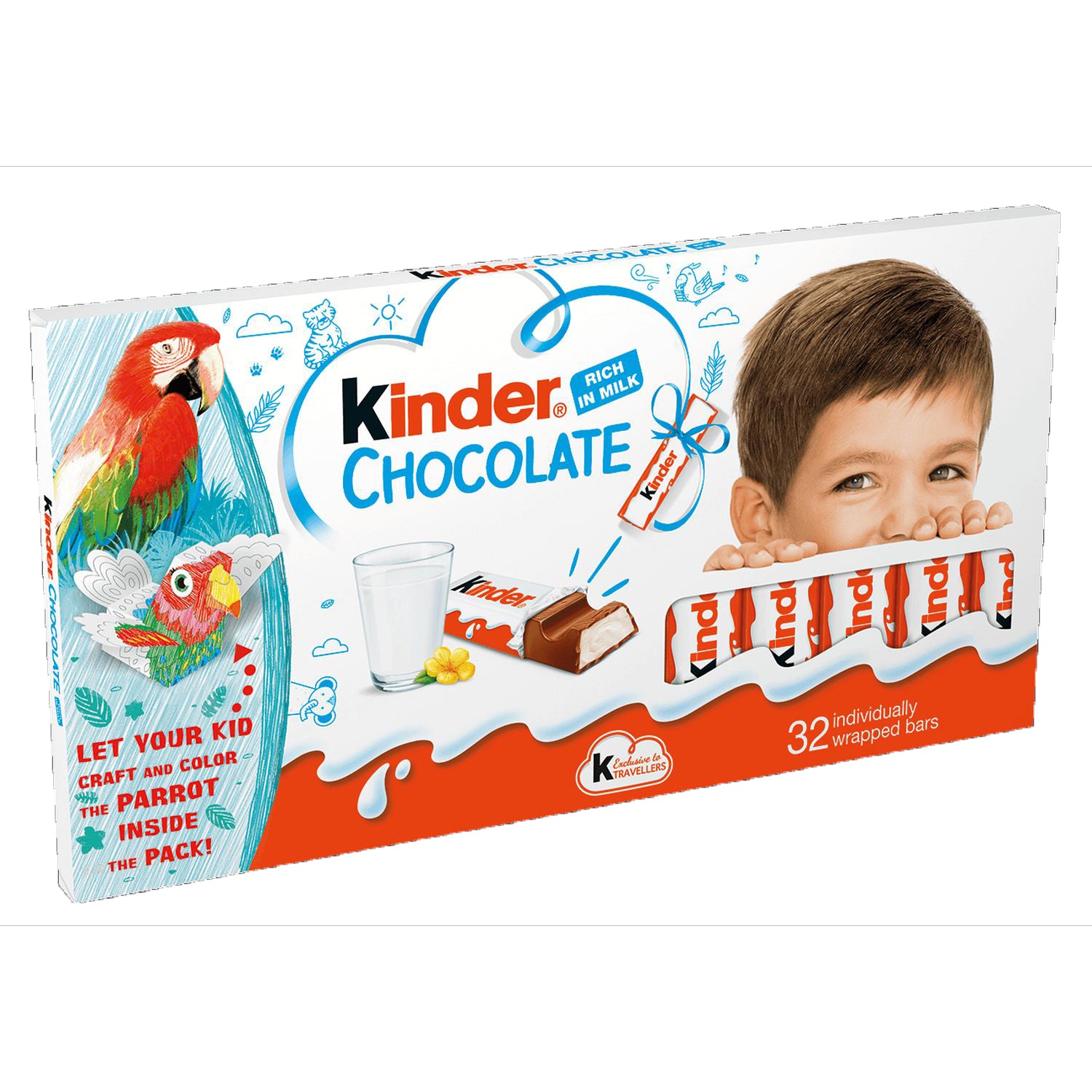 Kinder Chocolat 32 pièces 400g