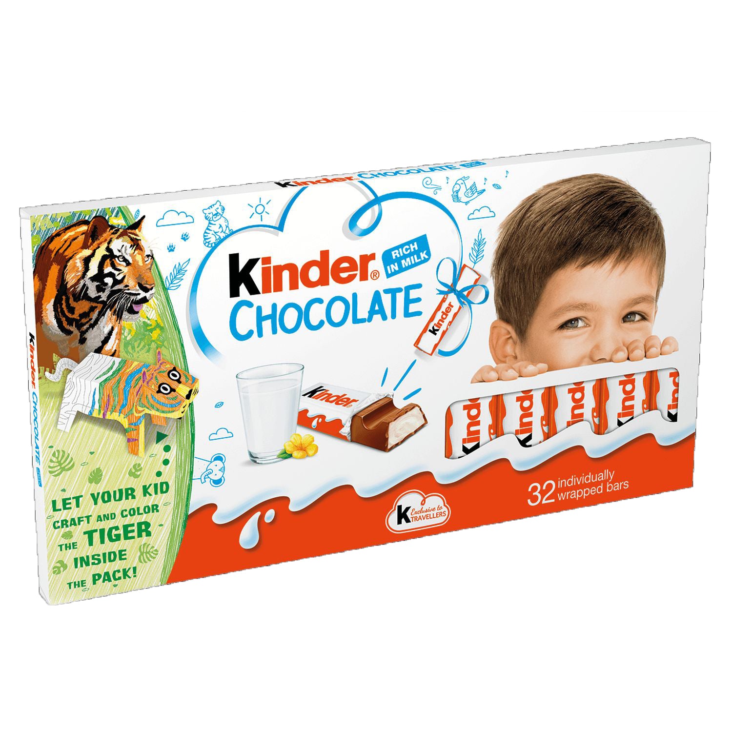 Kinder Chocolat 32 pièces 400g