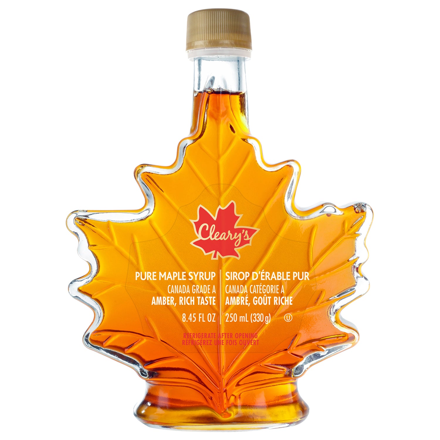 Sirop de feuille d'érable ambré Cleary's 250 ml