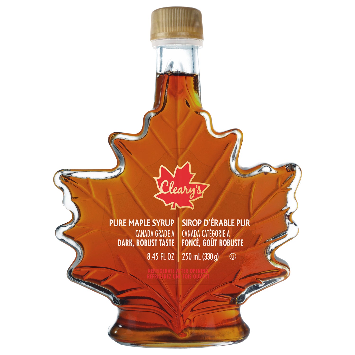 Cleary's Maple Leaf Syrup Dark 250ml