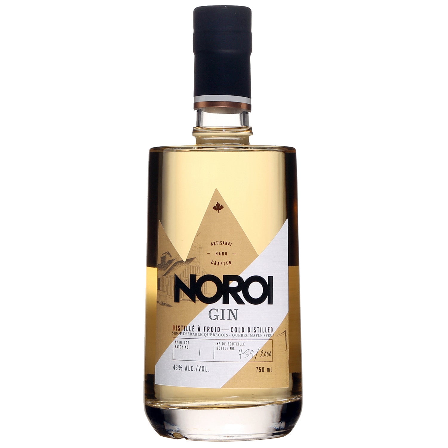 Gin à l'érable Noroi 750 ml