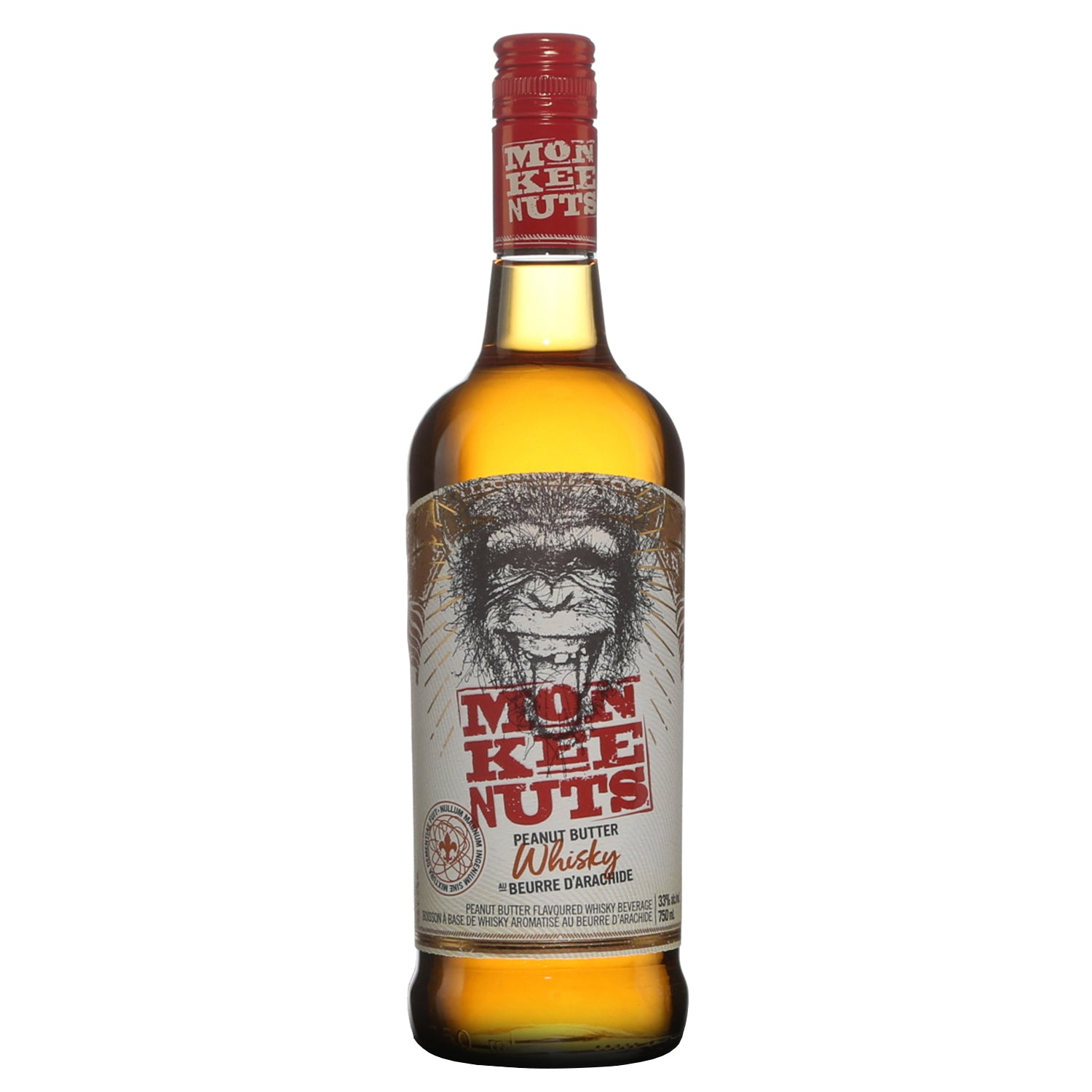 Whisky aromatisé au beurre de cacahuète Monkeenuts 750 ml