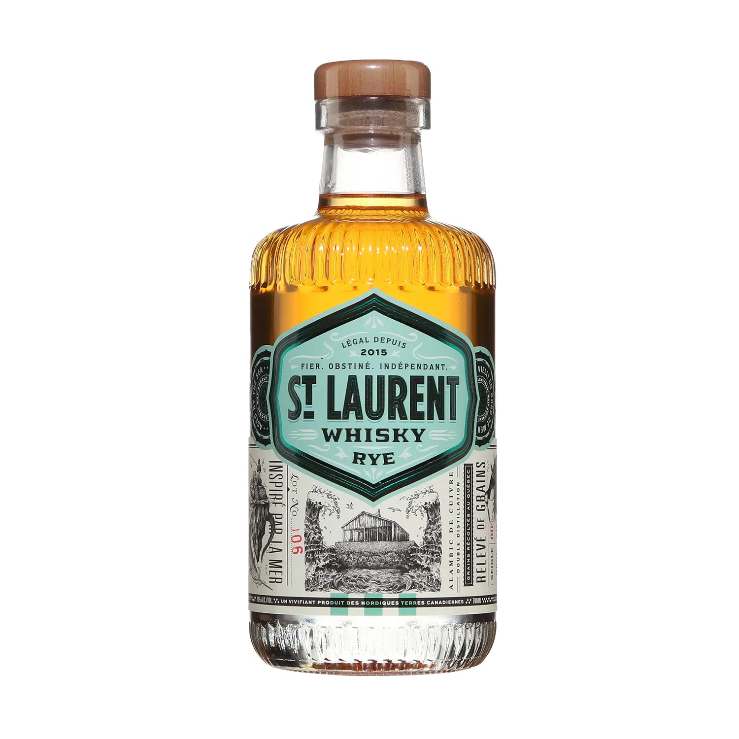 Whisky de seigle St-Laurent 3 ans 700 ml