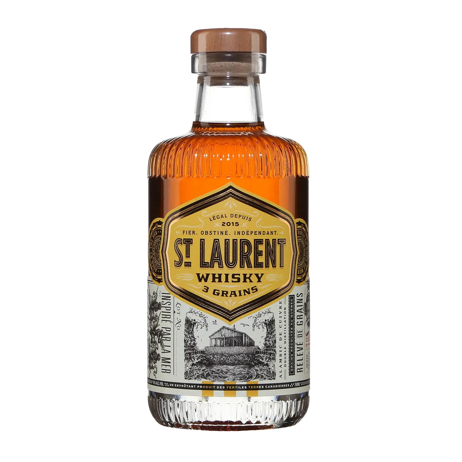 Whisky St-Laurent 3 Grains 3 Ans Whisky 700ml