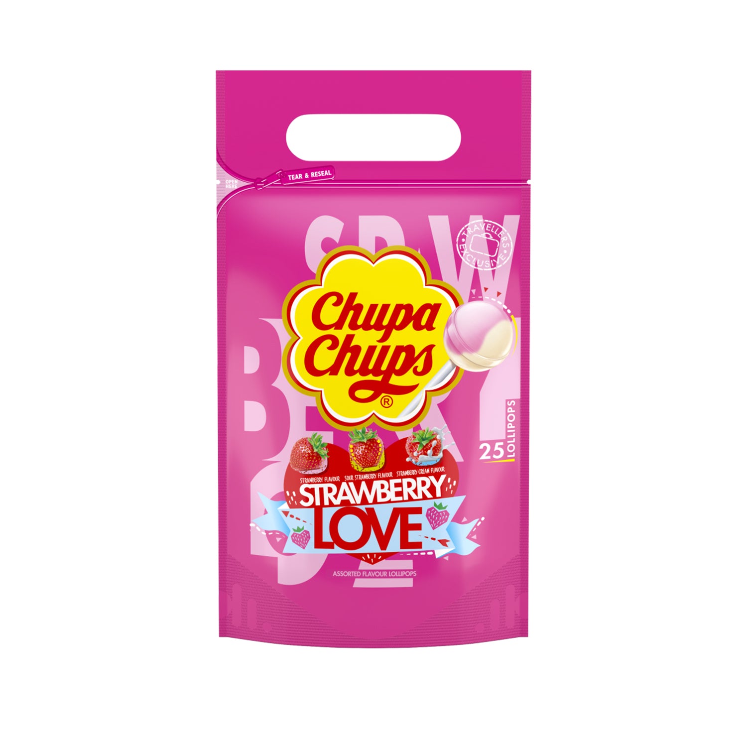 Chupa Chups Pochette Sac Fraise Amour