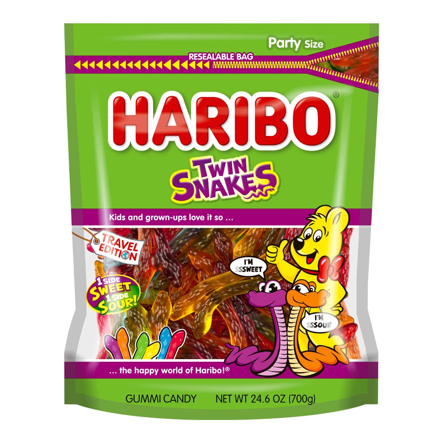 Bonbons Haribo Twin Snakes 700g